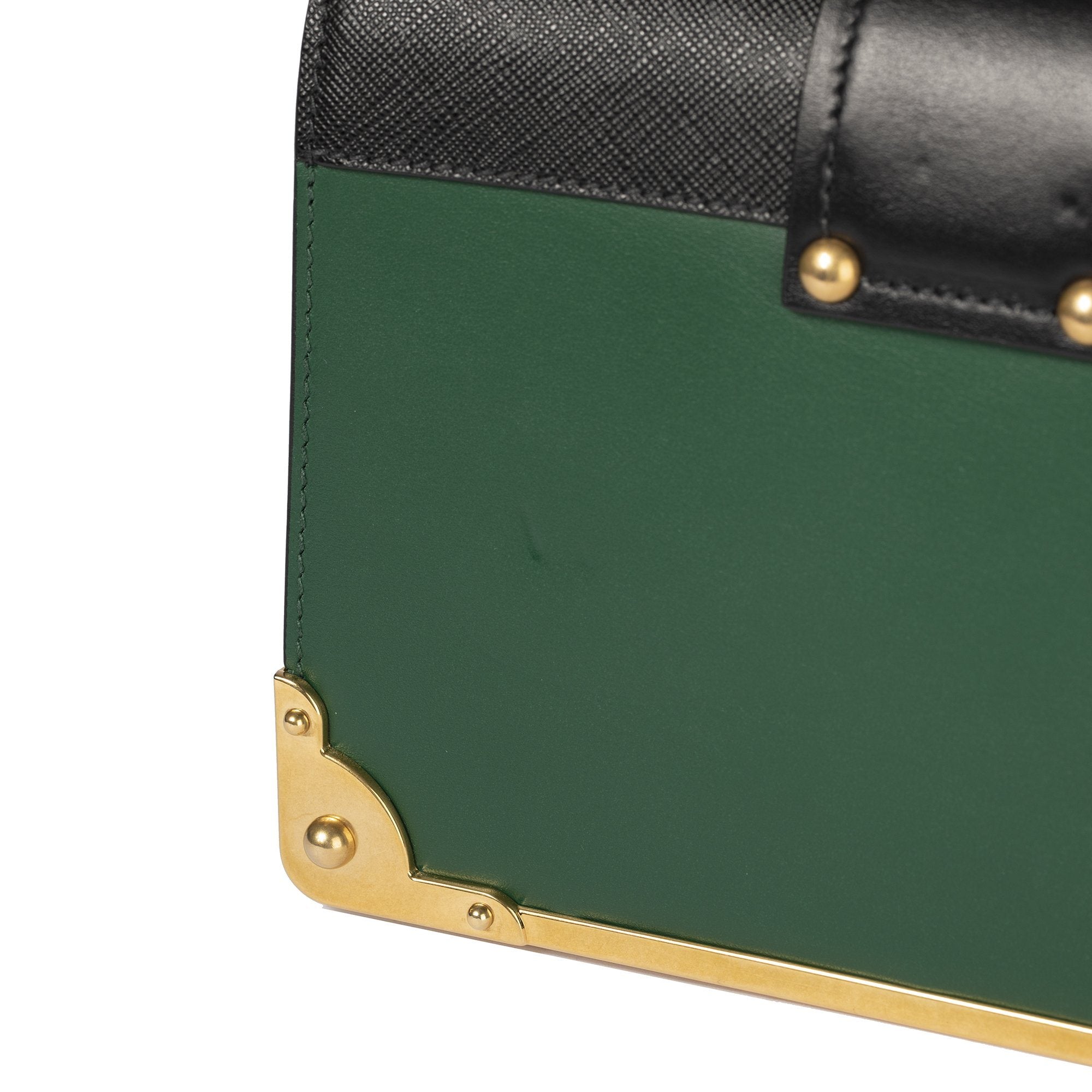 Prada 2019 Cahier Leather Shoulder Bag