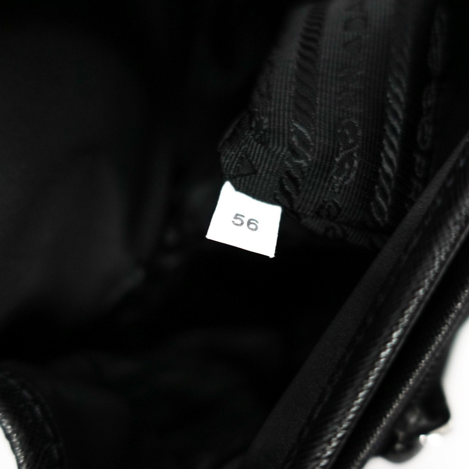Prada Black Leather Trimmed Shell Messanger