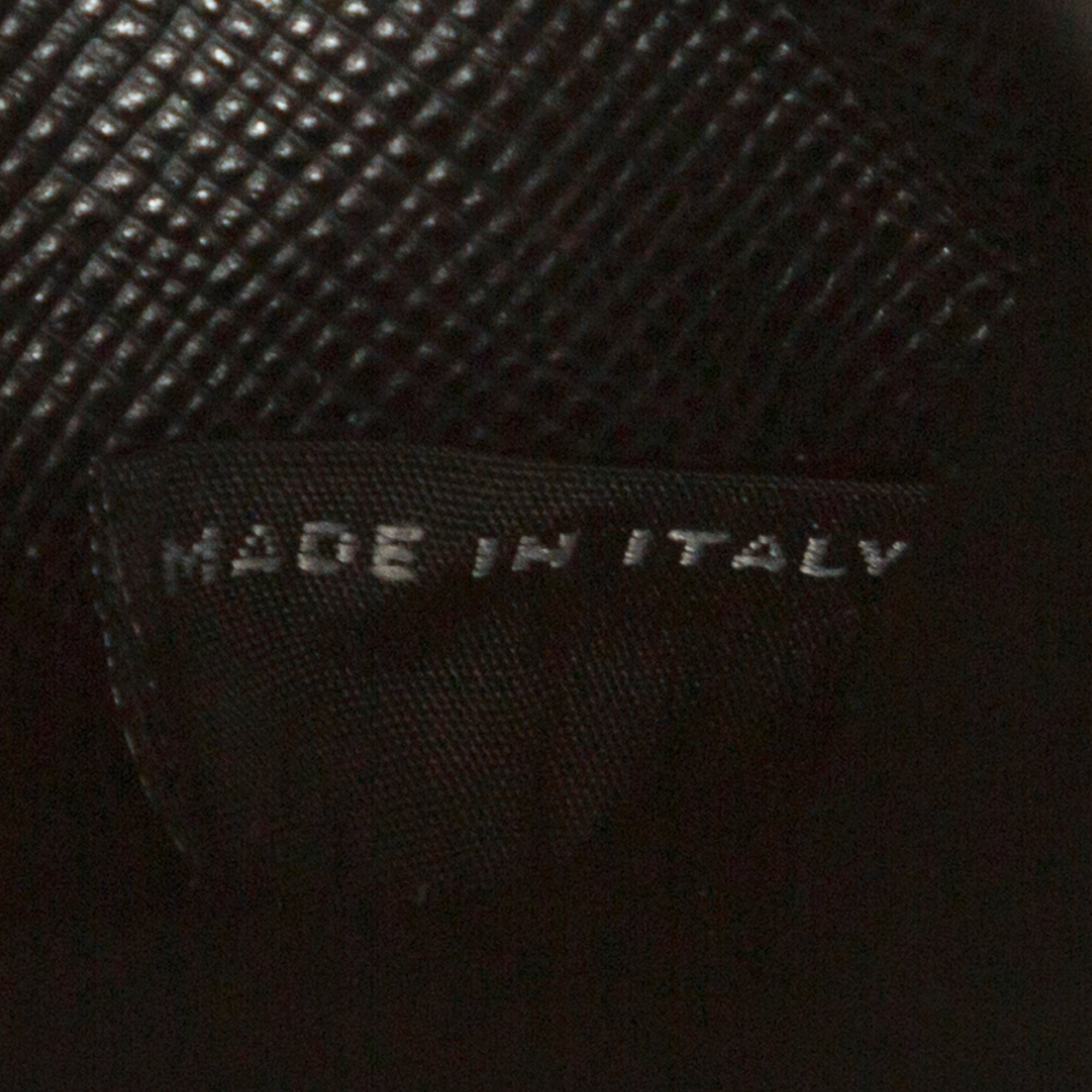 Prada Black Saffiano Bifold Long Wallet w/ Box