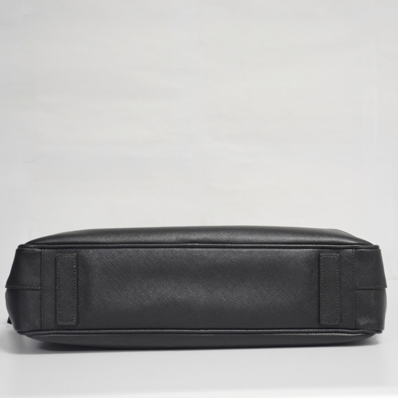 Prada Black Saffiano Laptop Briefcase