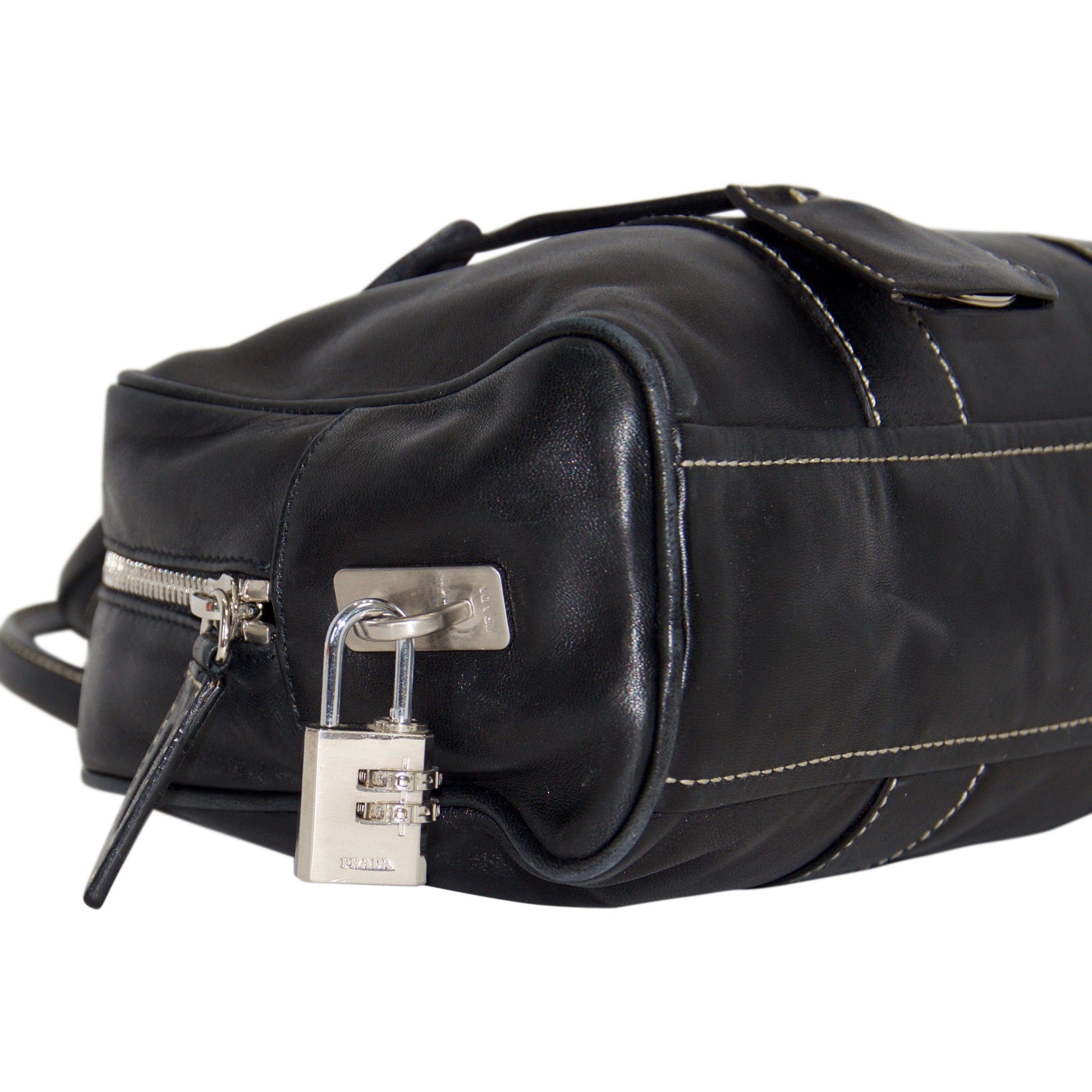 Prada Black Tessuto Shoulder Bag