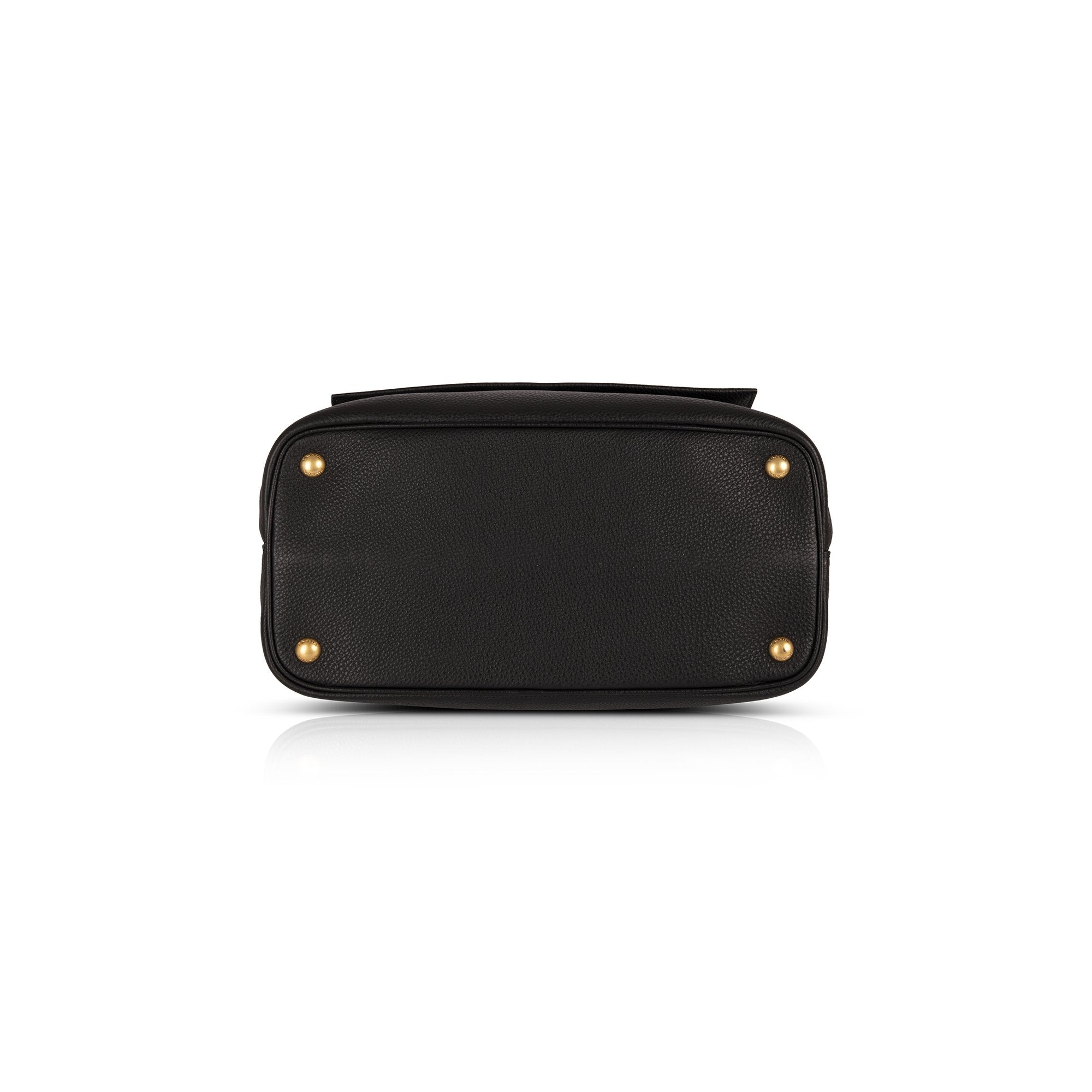 Prada Black Vitello Daino Shoulder Bag w/ Strap