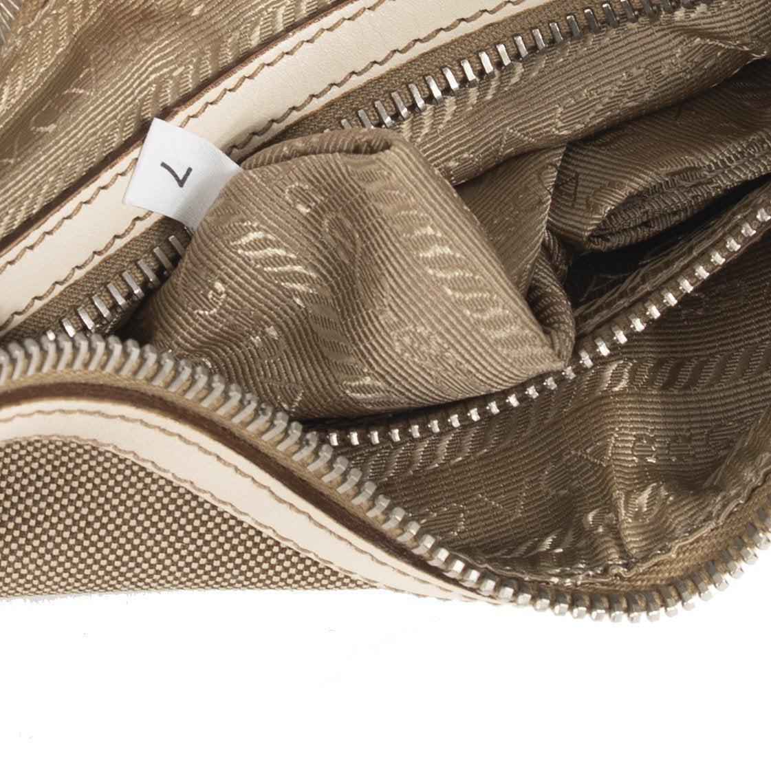 Prada Canapa Logo Hobo