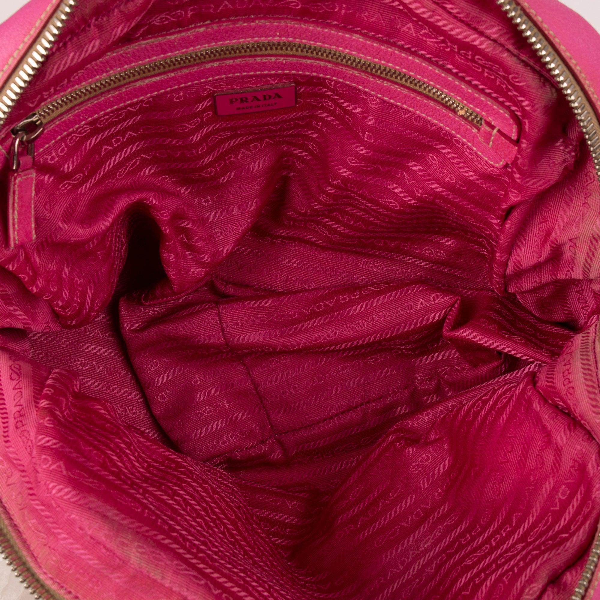 Prada Canapa St.Soho Bowler Bag