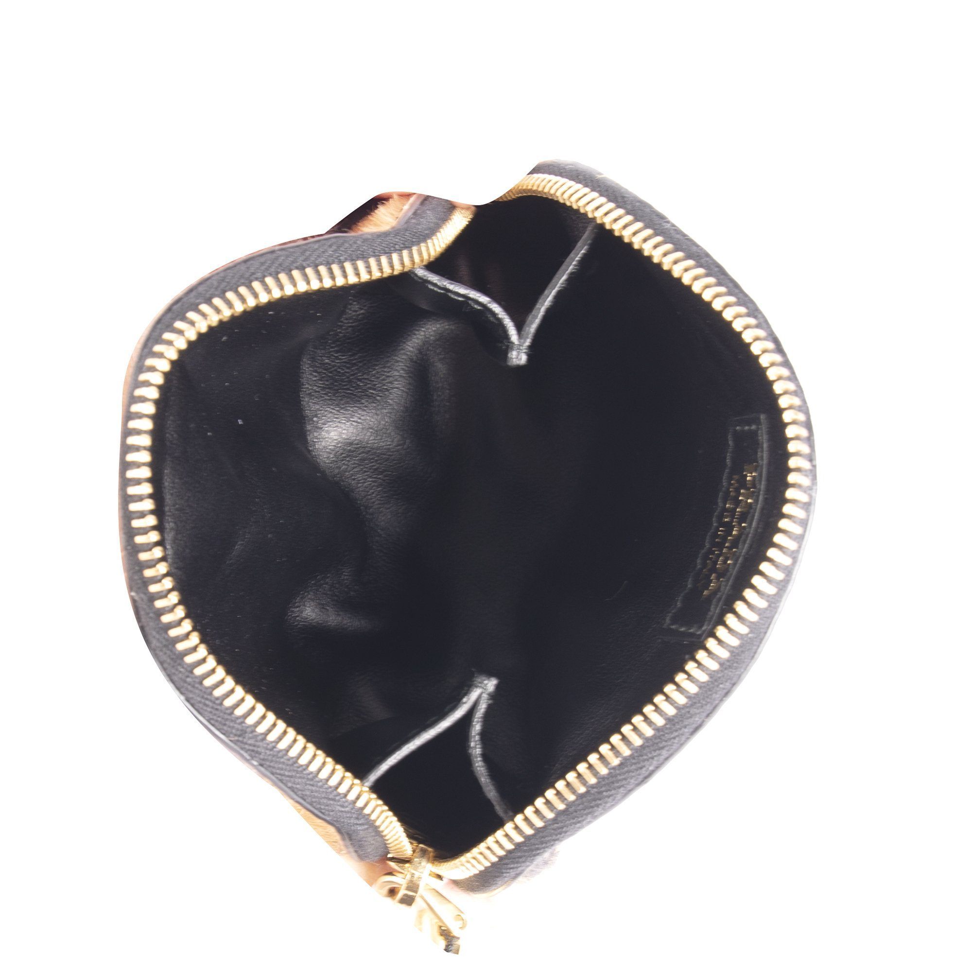 Prada Cavallino Stamp Leopard Print Coin Case