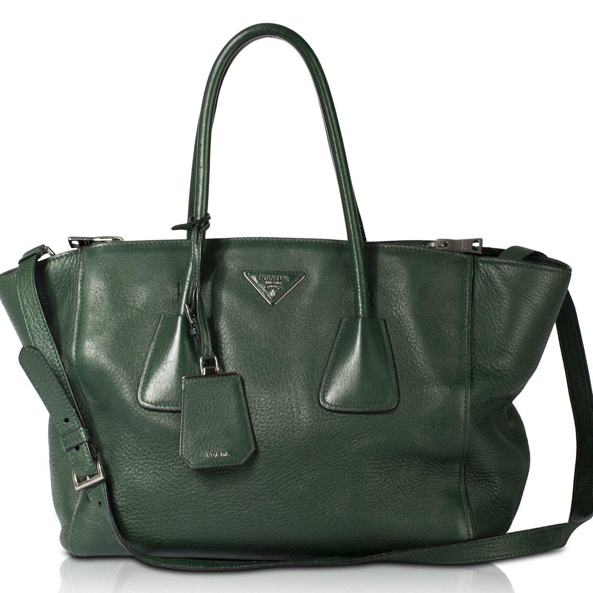 Prada Cervo Twin Pocket Tote