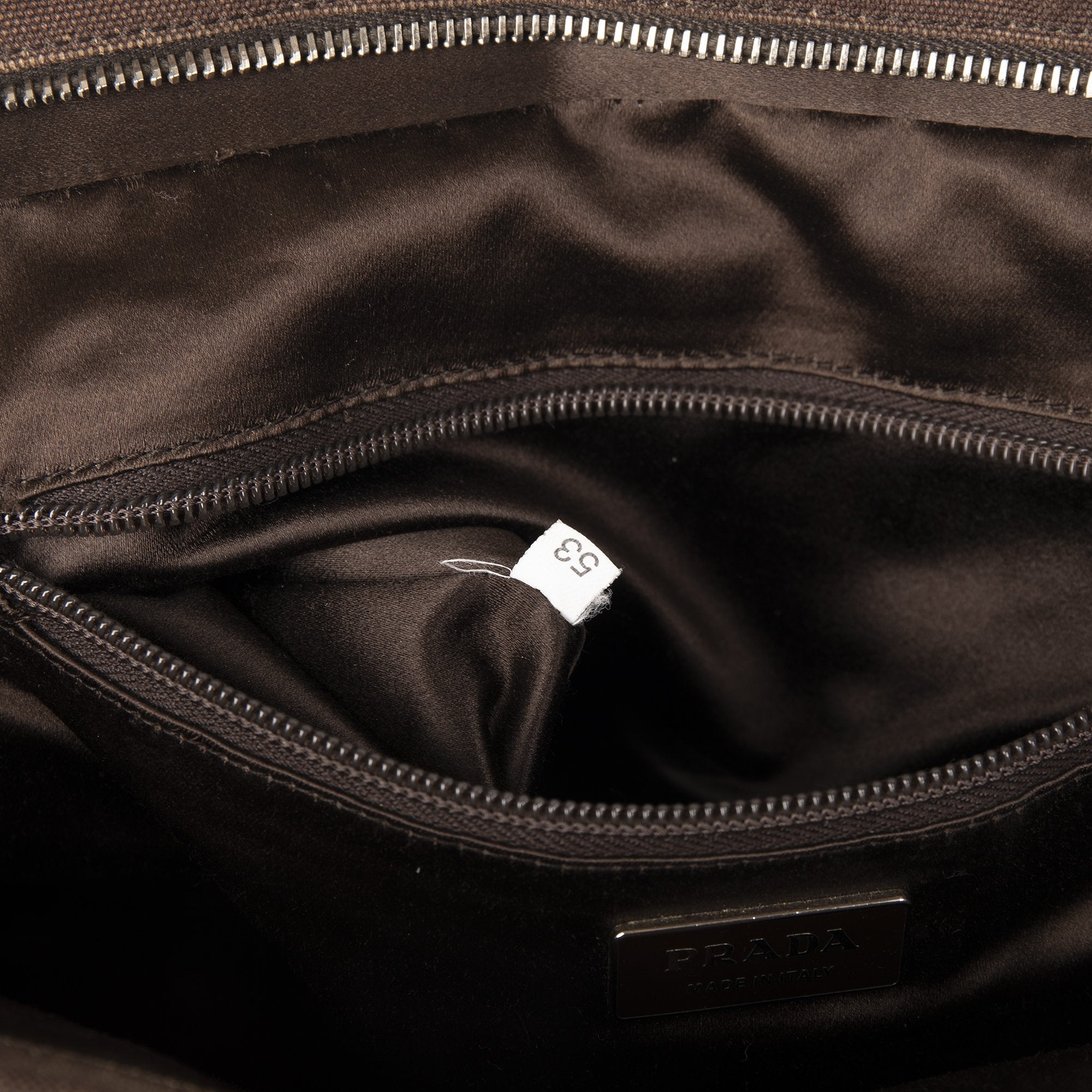 Prada Cinghiale-Trimmed Canapa Bowler Bag