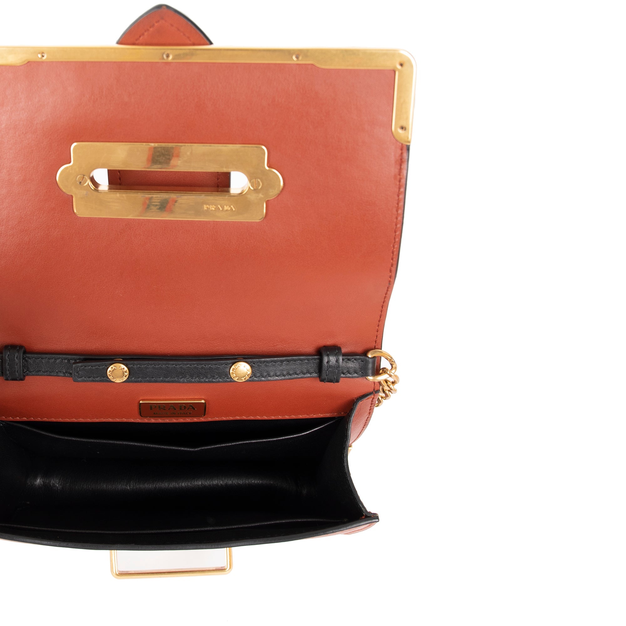 Prada City Calf Cahier Astrology Shoulder Bag w/ Box