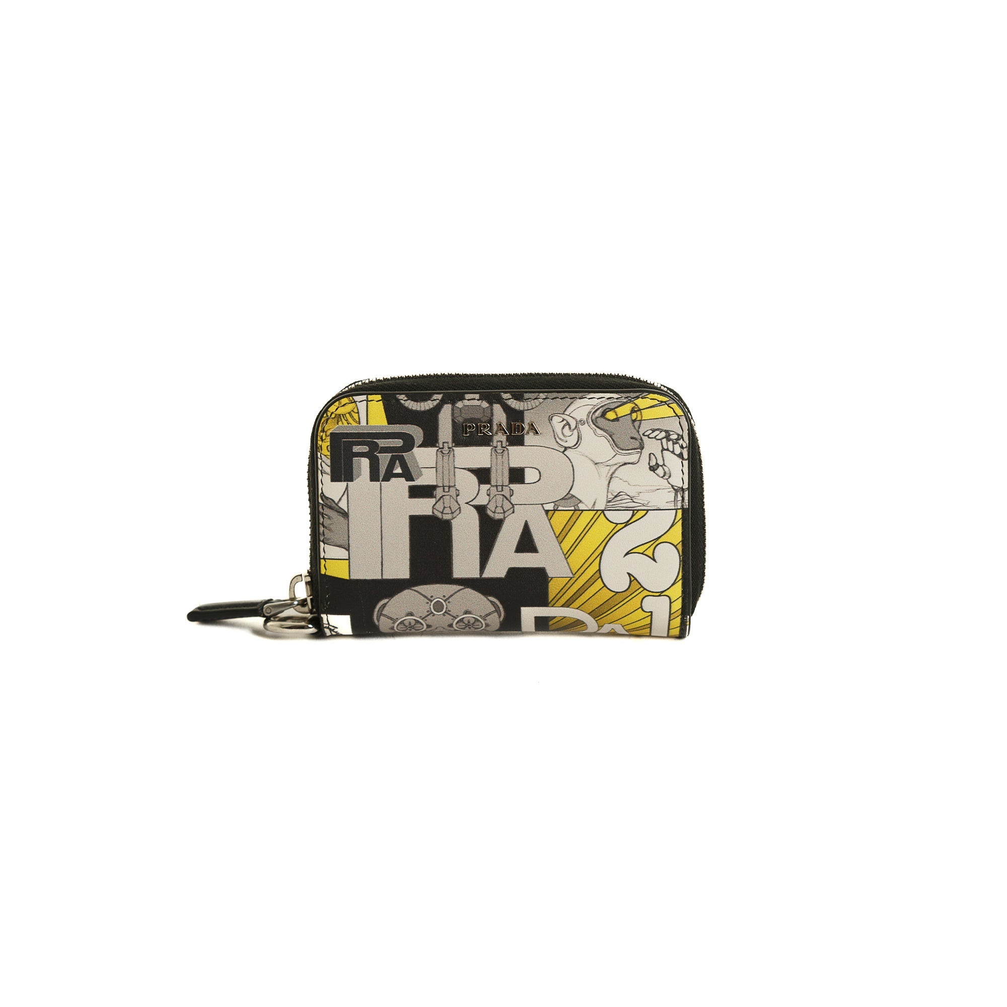 Prada Cosmic Monkey Zip Coin Purse
