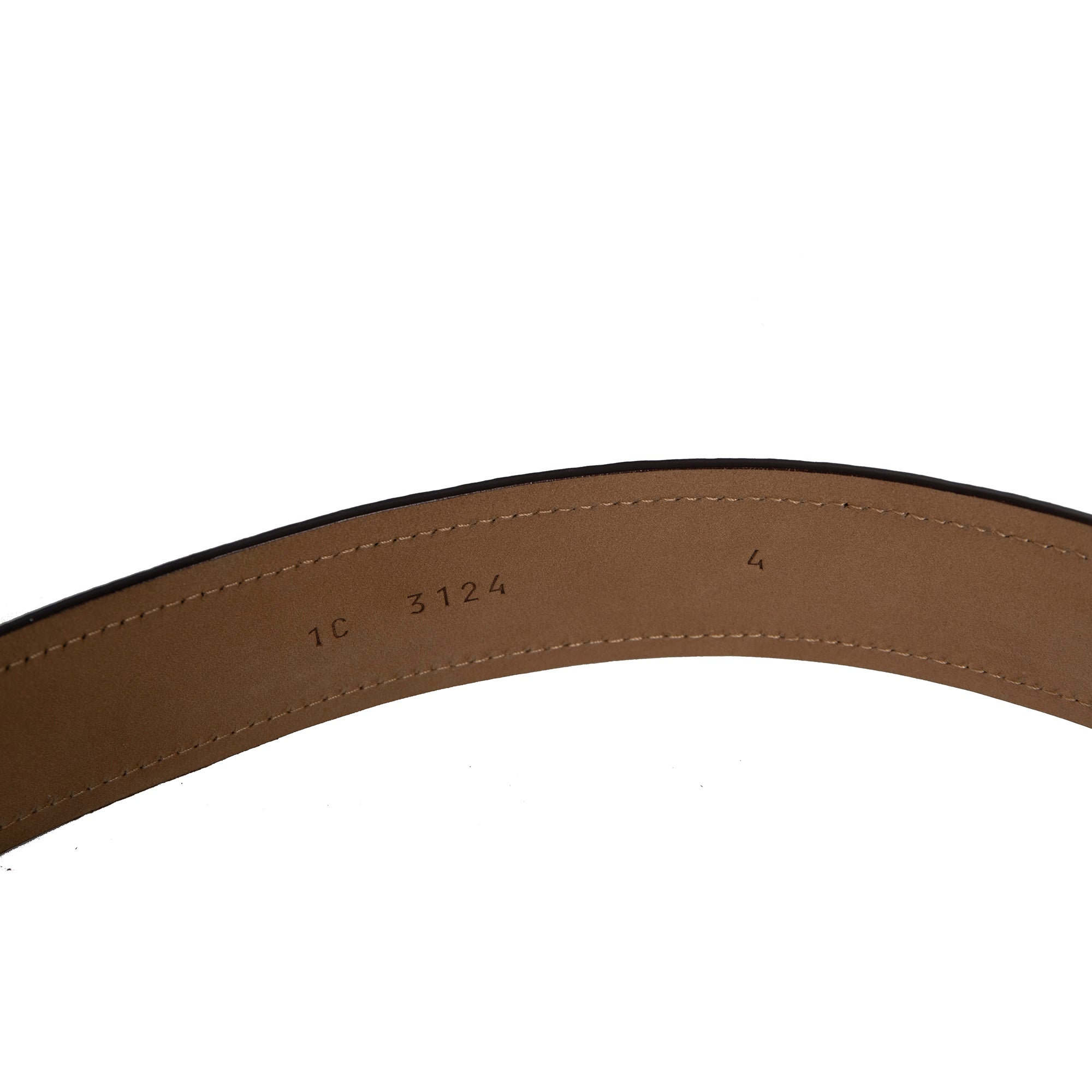 Prada Daino Deerskin Leather Belt