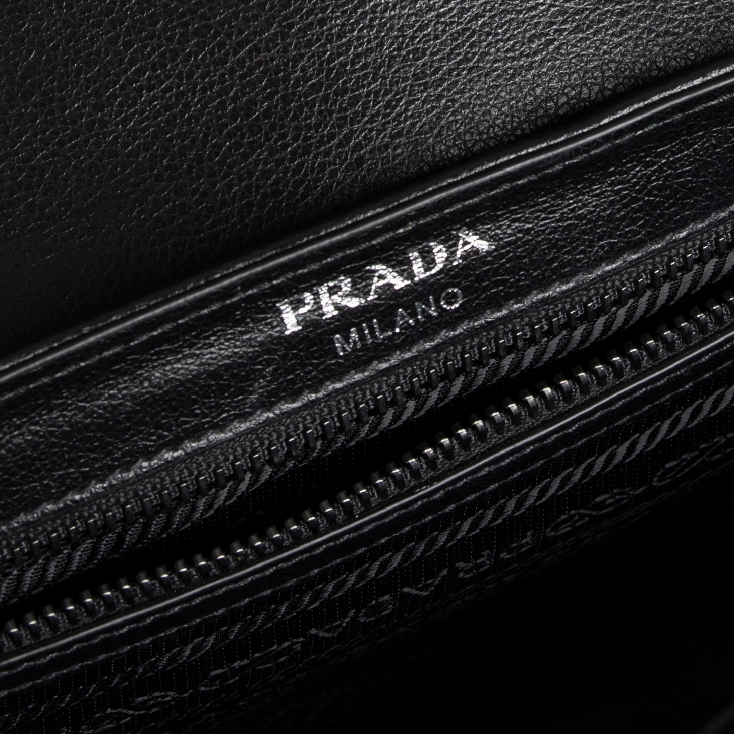 Prada Glace Calf Studded Crossbody Bag w/ Authenticity Card