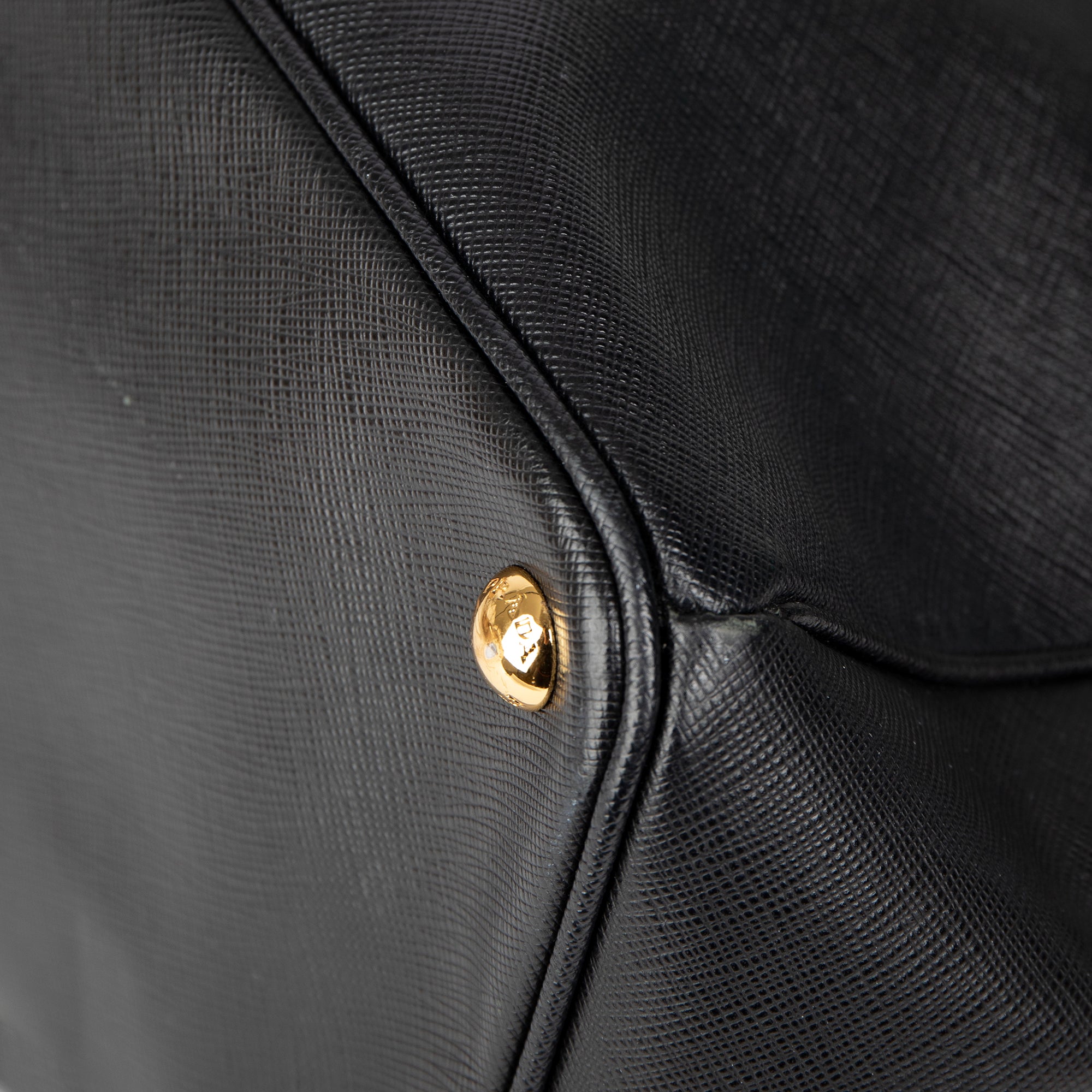 Prada Large Saffiano Lux Galleria Double Zip Tote