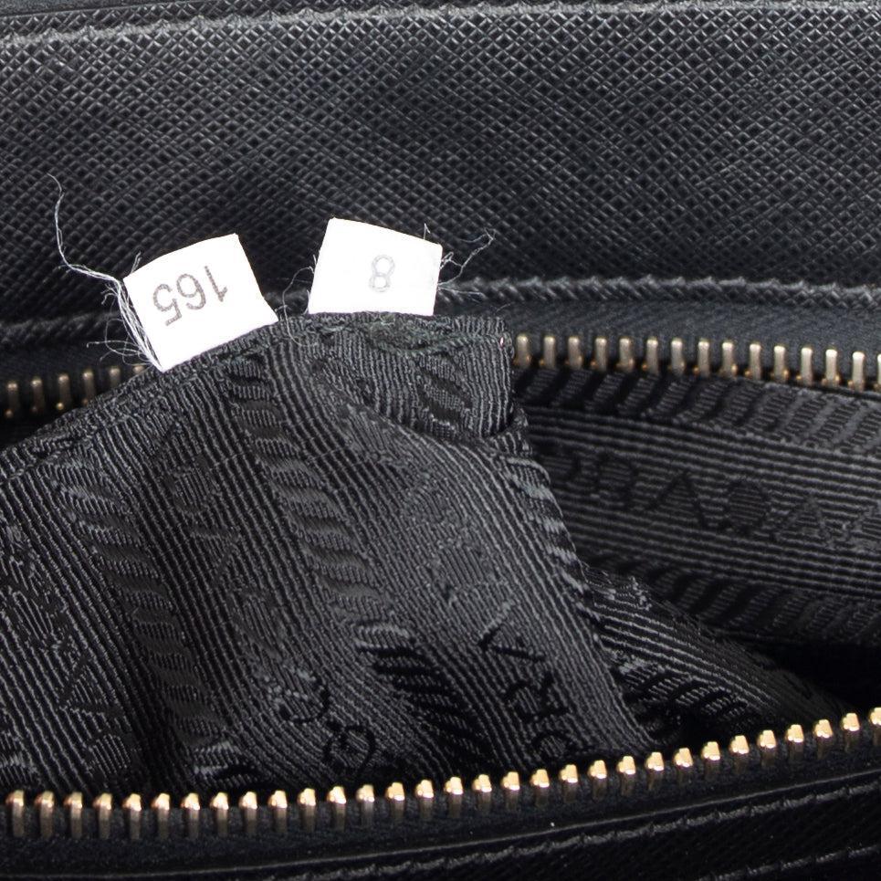 Prada Large Saffiano Lux Galleria Double Zip Tote