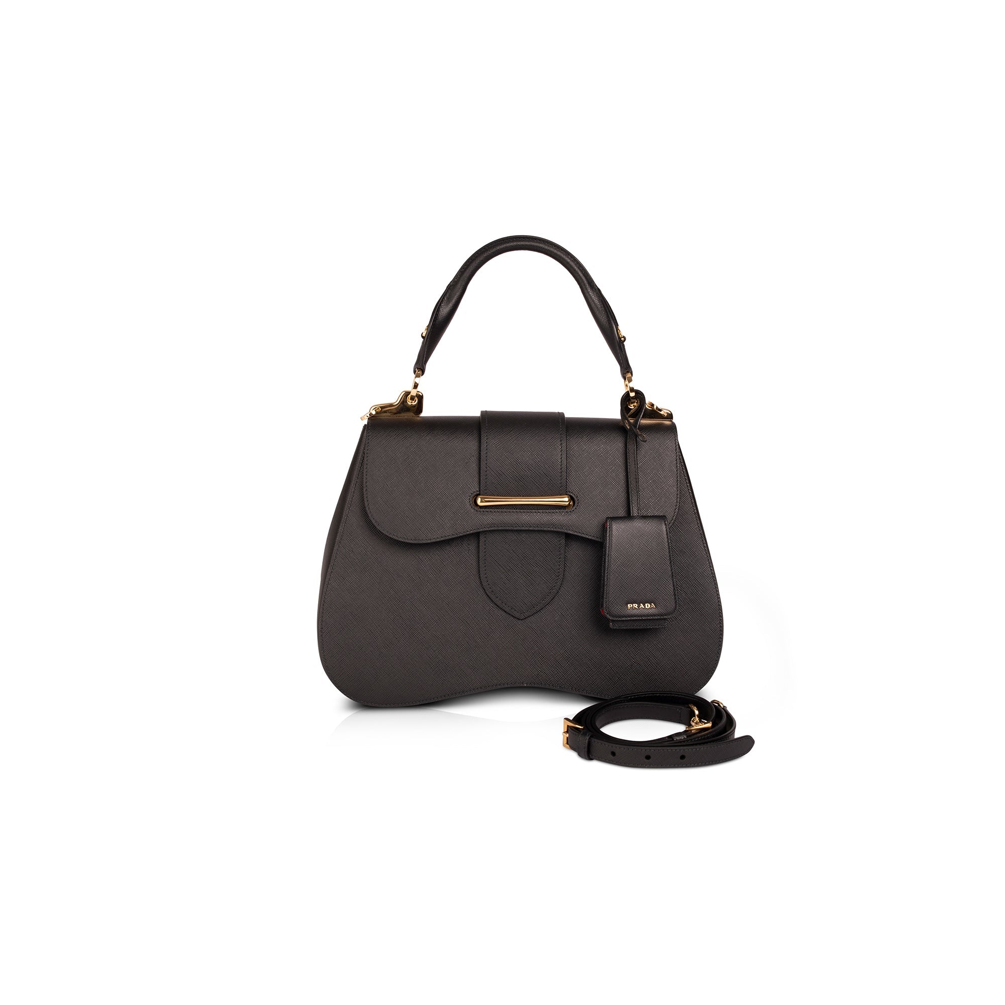 Prada Large Saffiano Lux Sidonie Top Handle Bag w/ Box & Authenticity Card