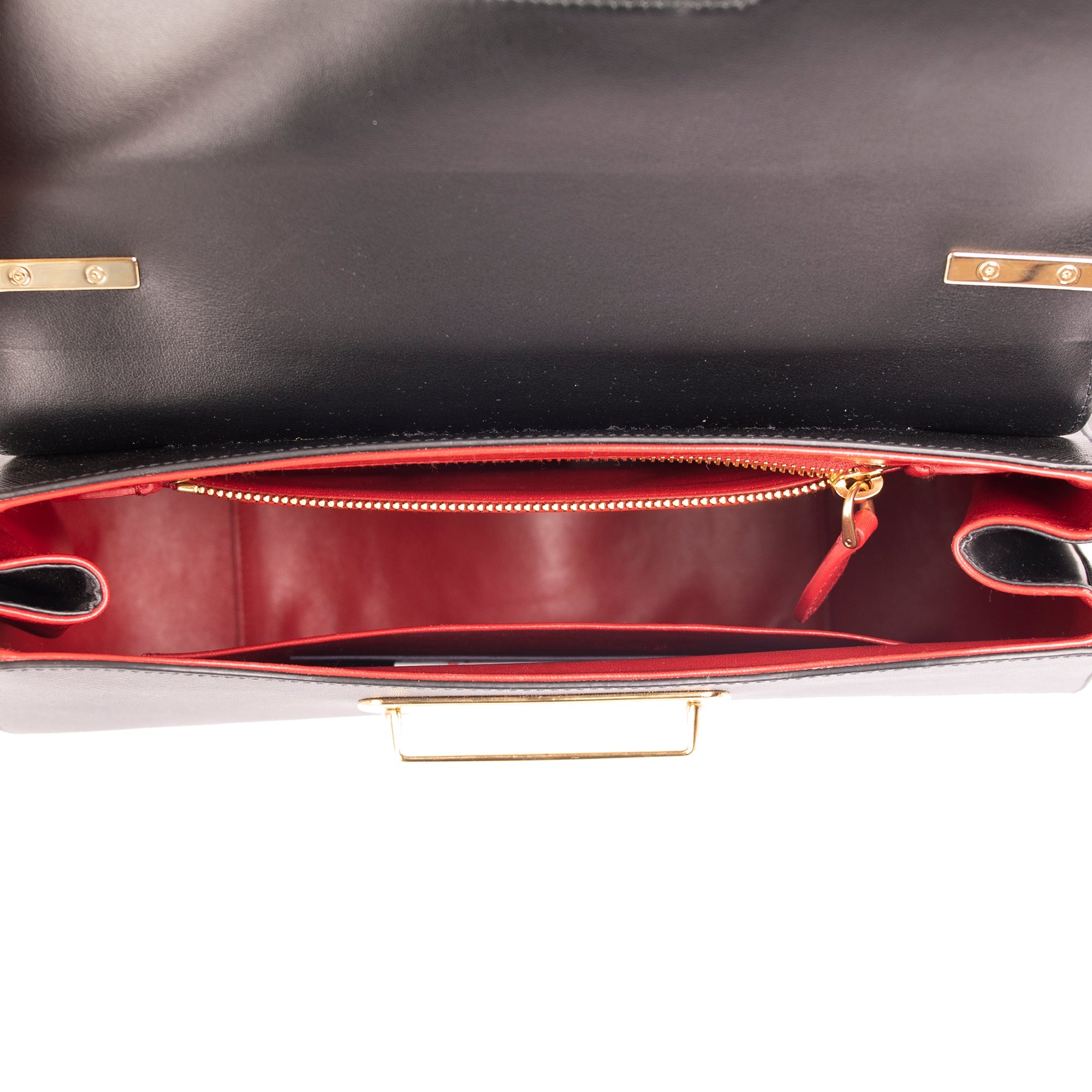 Prada Large Saffiano Lux Sidonie Top Handle Bag w/ Box & Authenticity Card