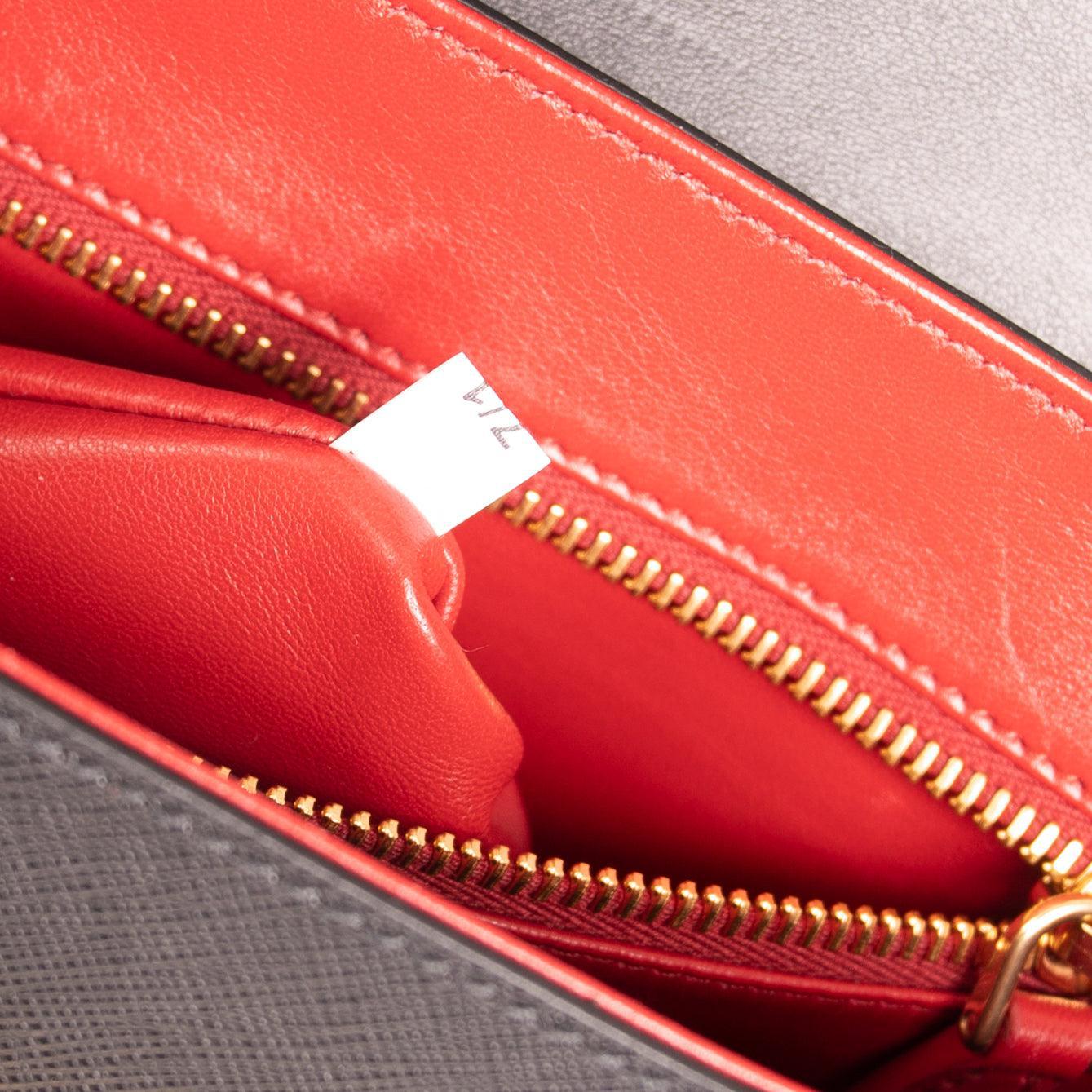 Prada Large Saffiano Lux Sidonie Top Handle Bag w/ Box & Authenticity Card