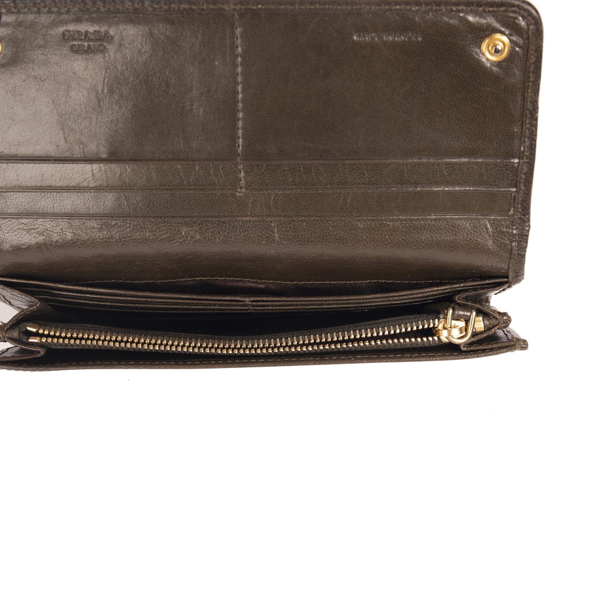 Prada Madras Continental Wallet