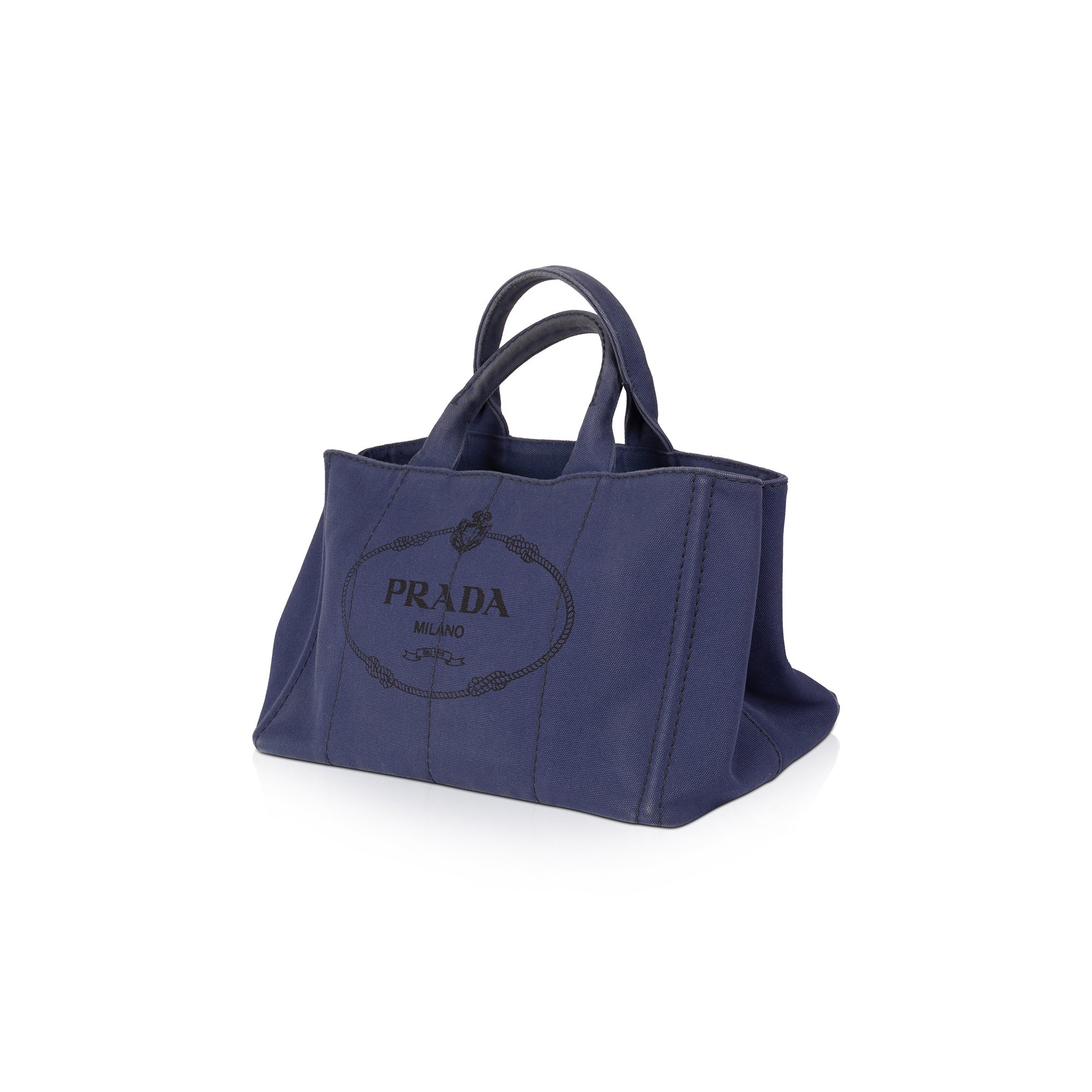 Prada Medium Canapa Logo Tote w/ Strap
