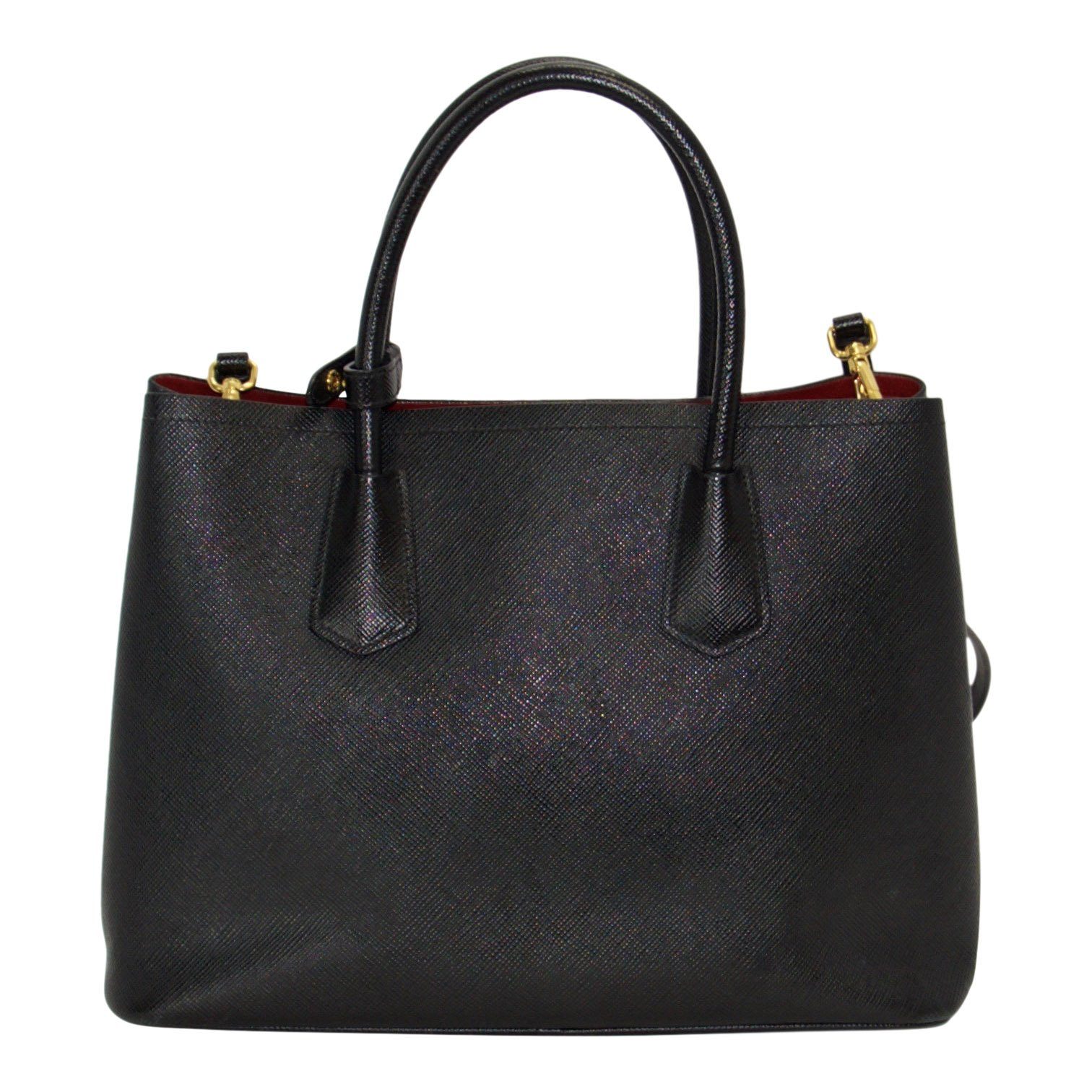 Prada Medium Saffiano Cuir Double Tote