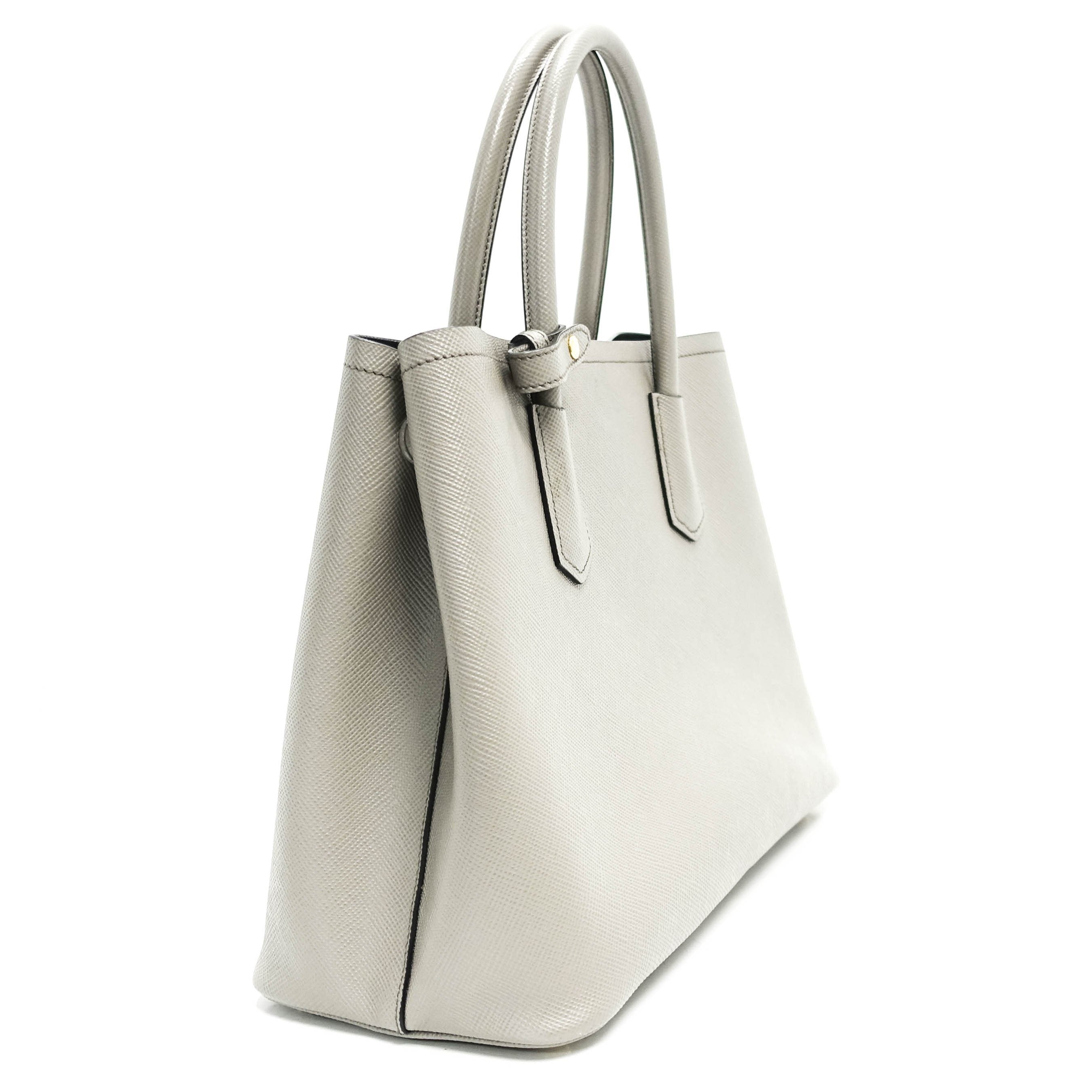 Prada Medium Saffiano Cuir Double Tote