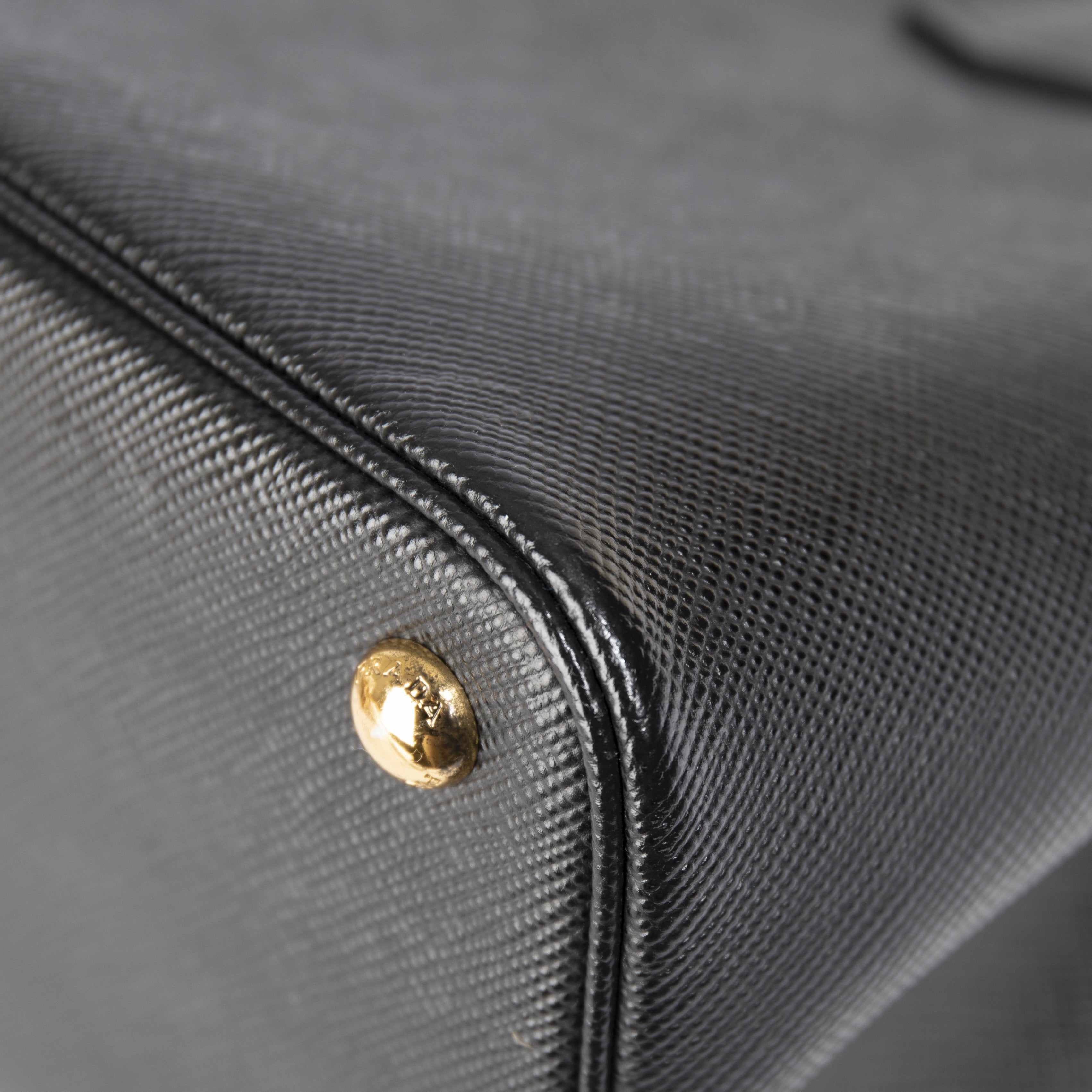 Prada Medium Saffiano Cuir Double Tote