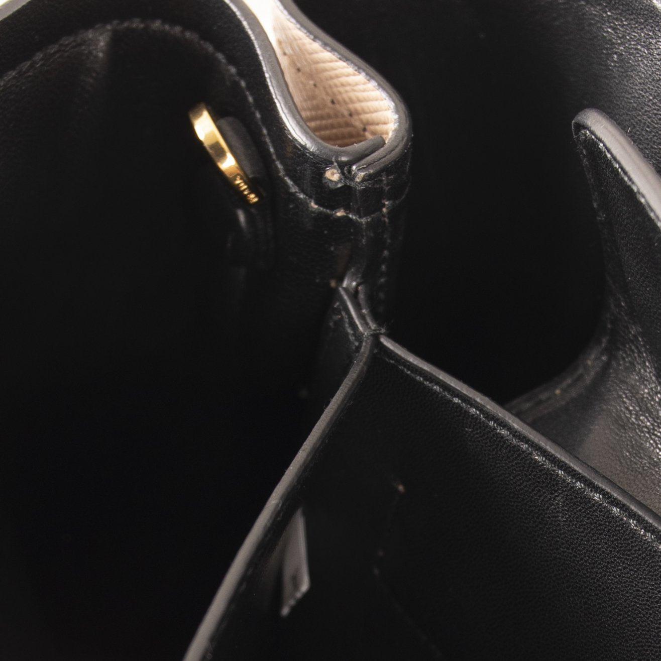Prada Medium Saffiano Cuir Double Tote w/ Strap