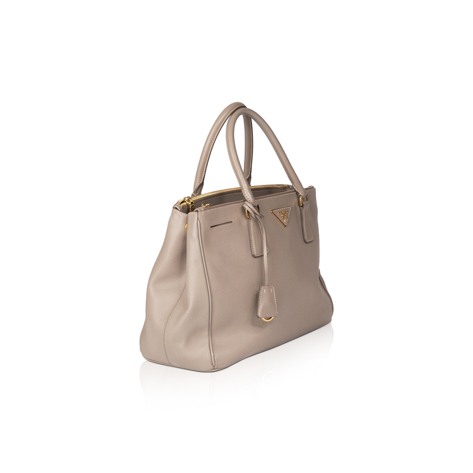 Prada Medium Saffiano Galleria Double Zip Tote