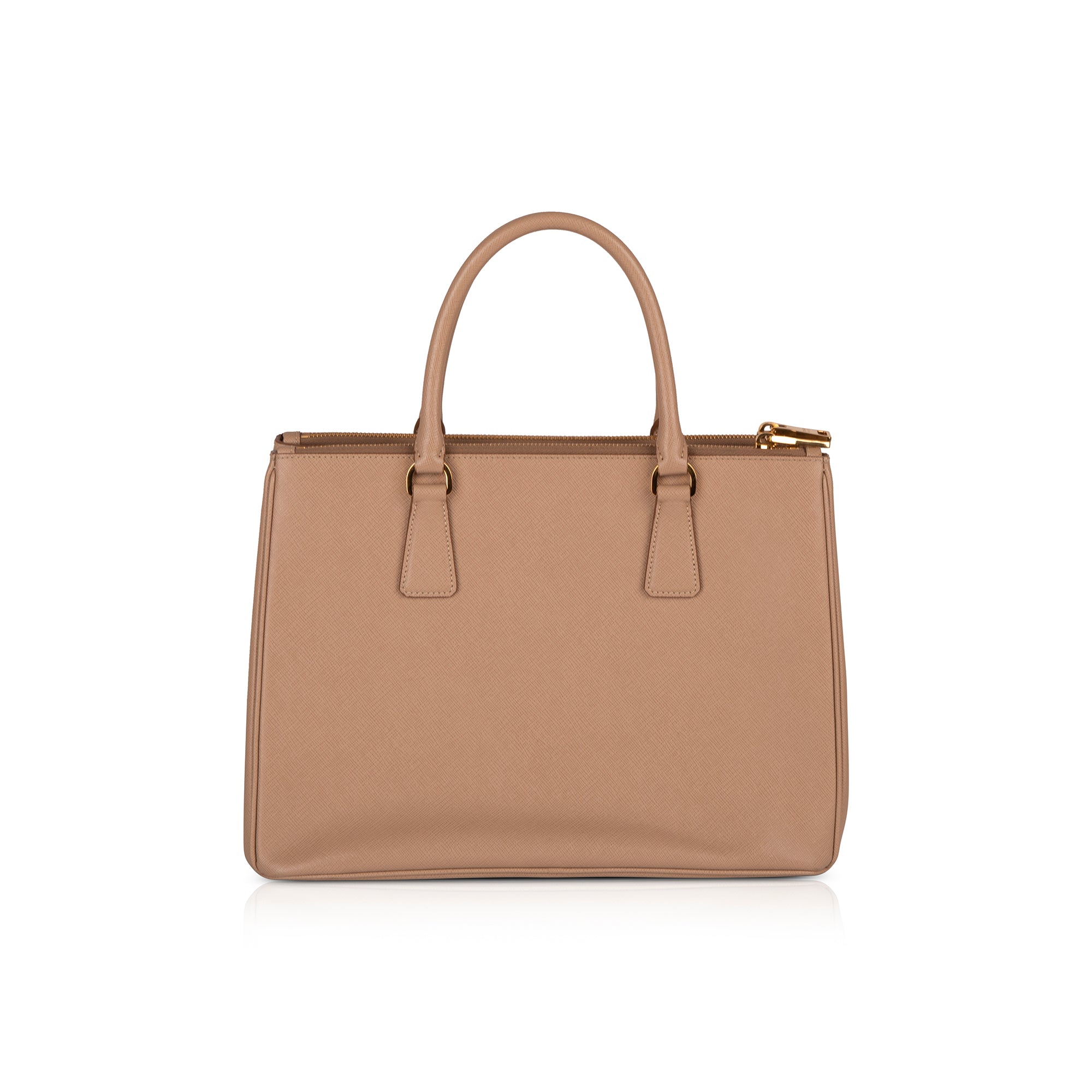 Prada Medium Saffiano Galleria Double Zip Tote w/ Strap