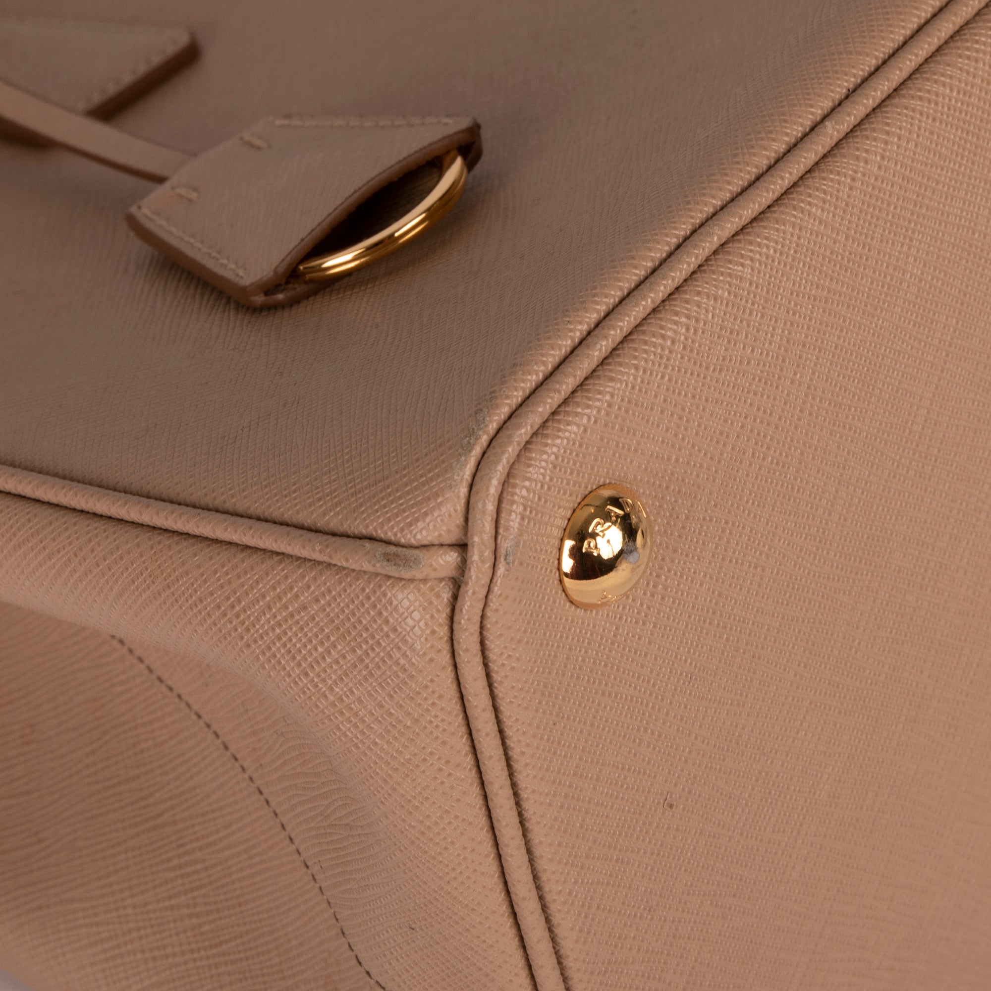 Prada Medium Saffiano Galleria Double Zip Tote w/ Strap