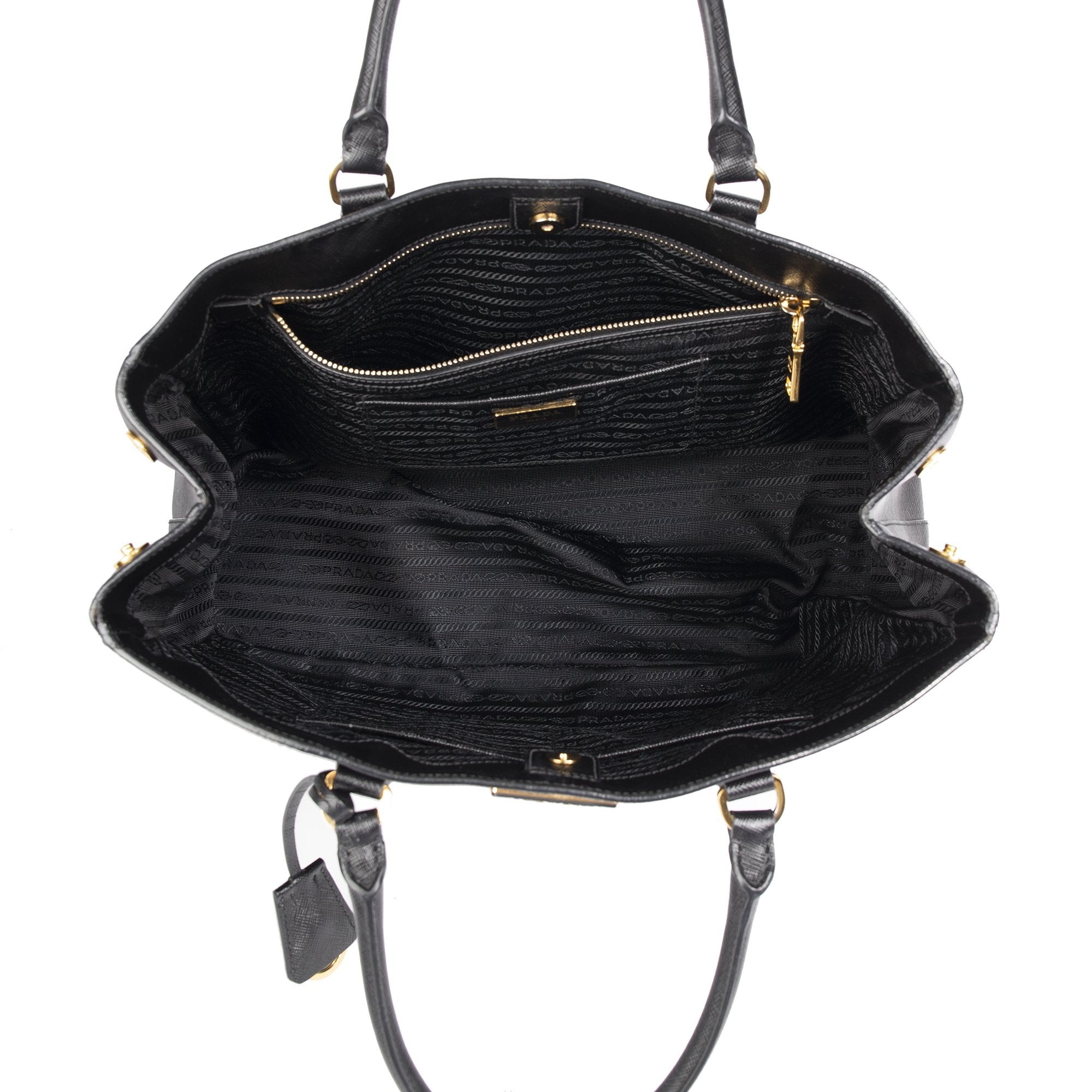 Prada Medium Saffiano Lux Leather Tote