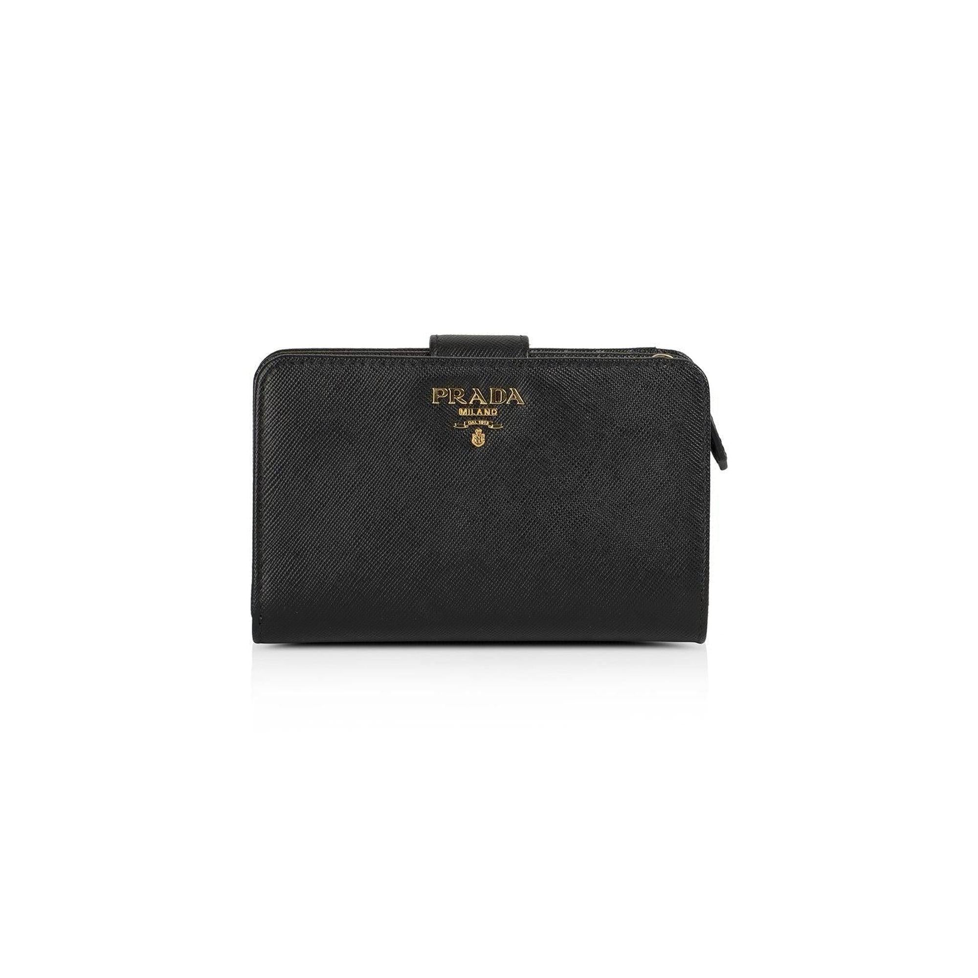 Prada Medium Saffiano Wallet w/ Box