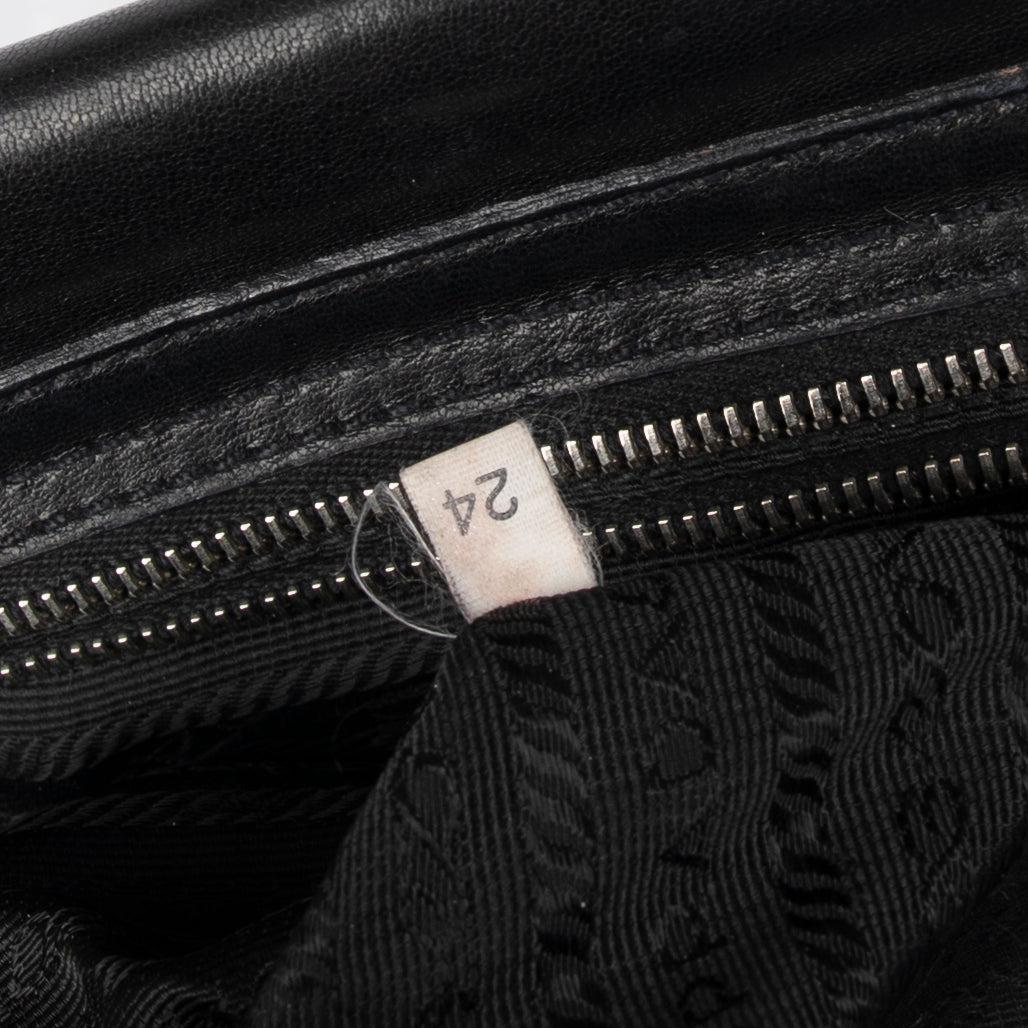 Prada Nappa Leather Ring Handle Bag