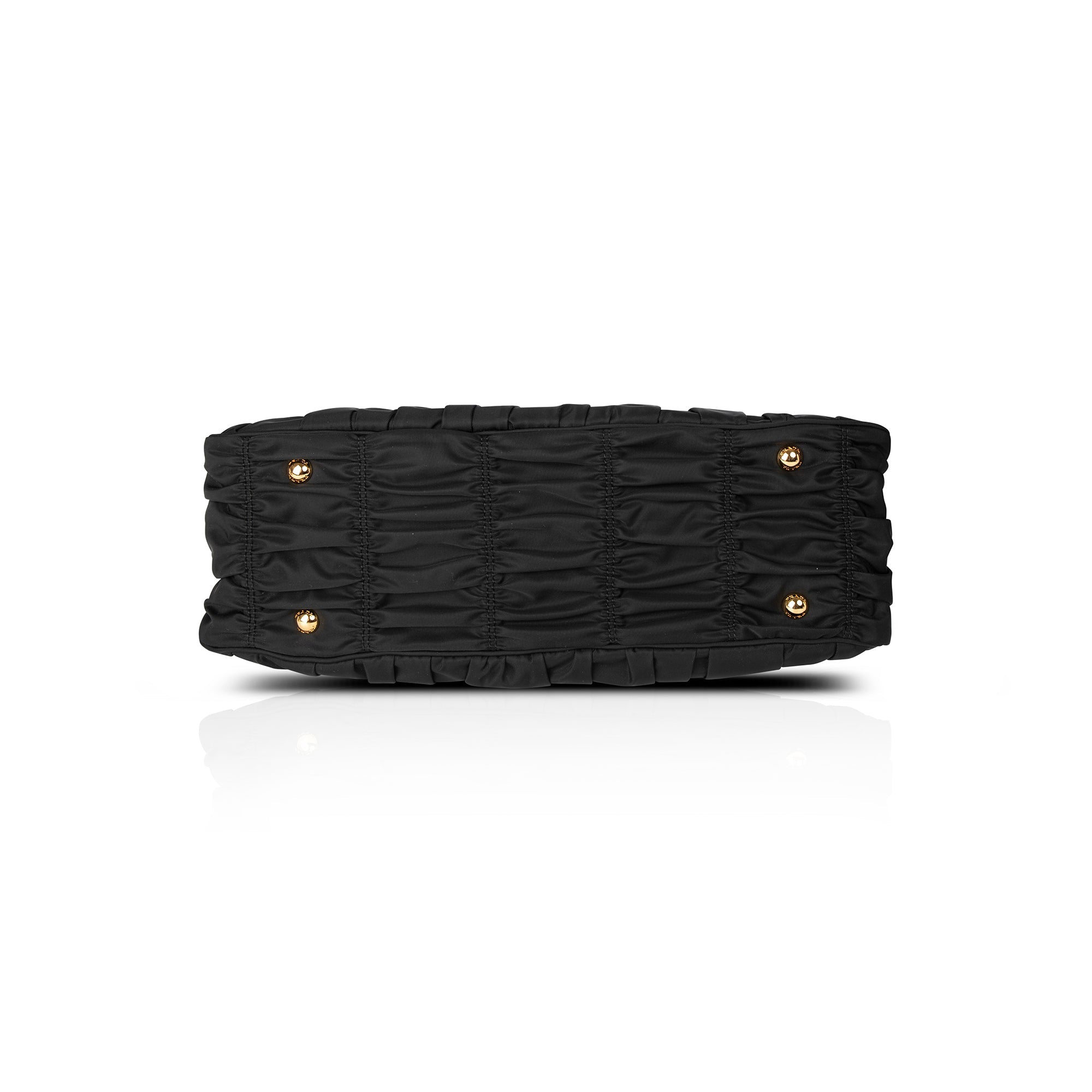 Prada Nappa-Trimmed Tessuto Gaufre Tote w/ Box & Authenticity Card