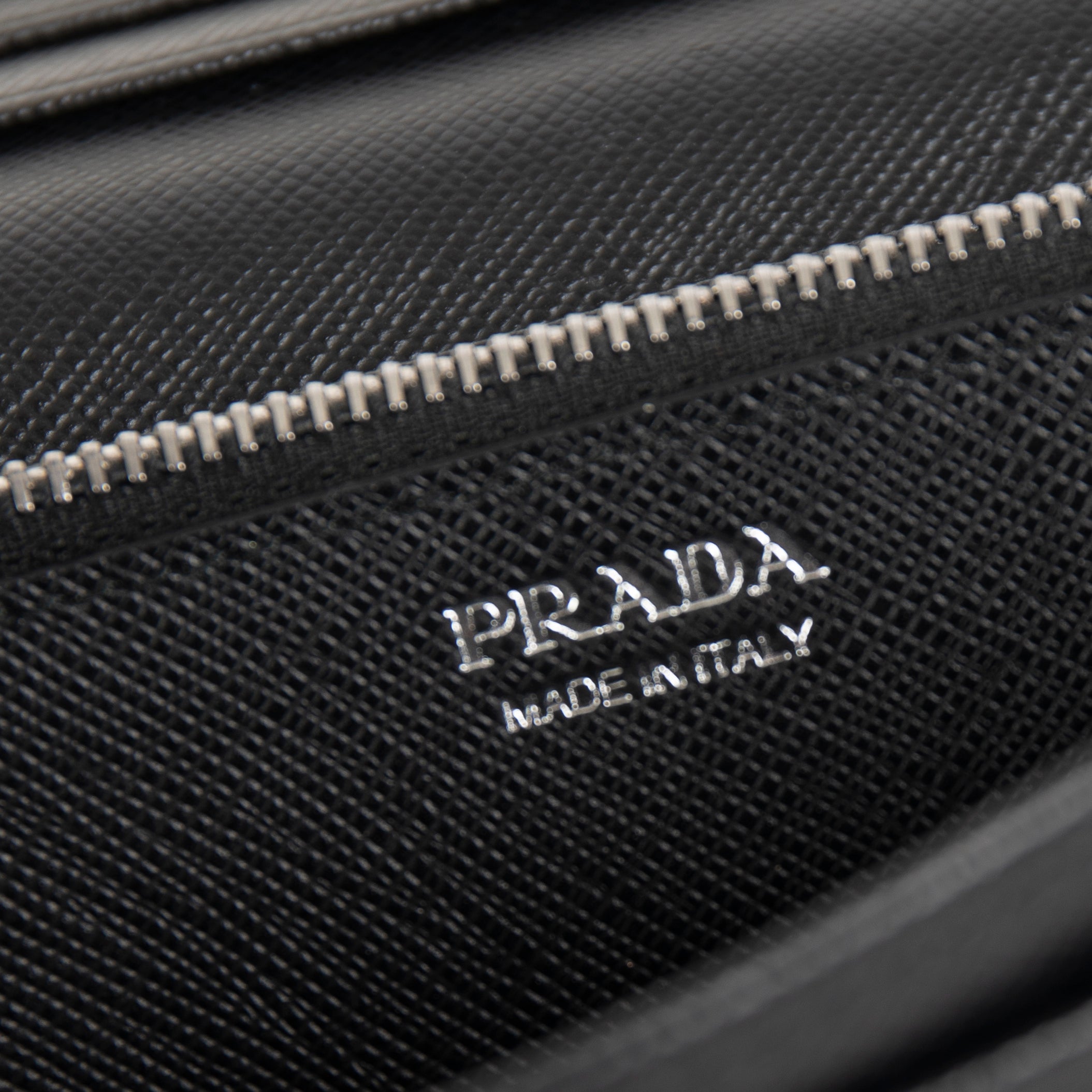 Prada Nylon & Saffiano Leather Continental Wallet