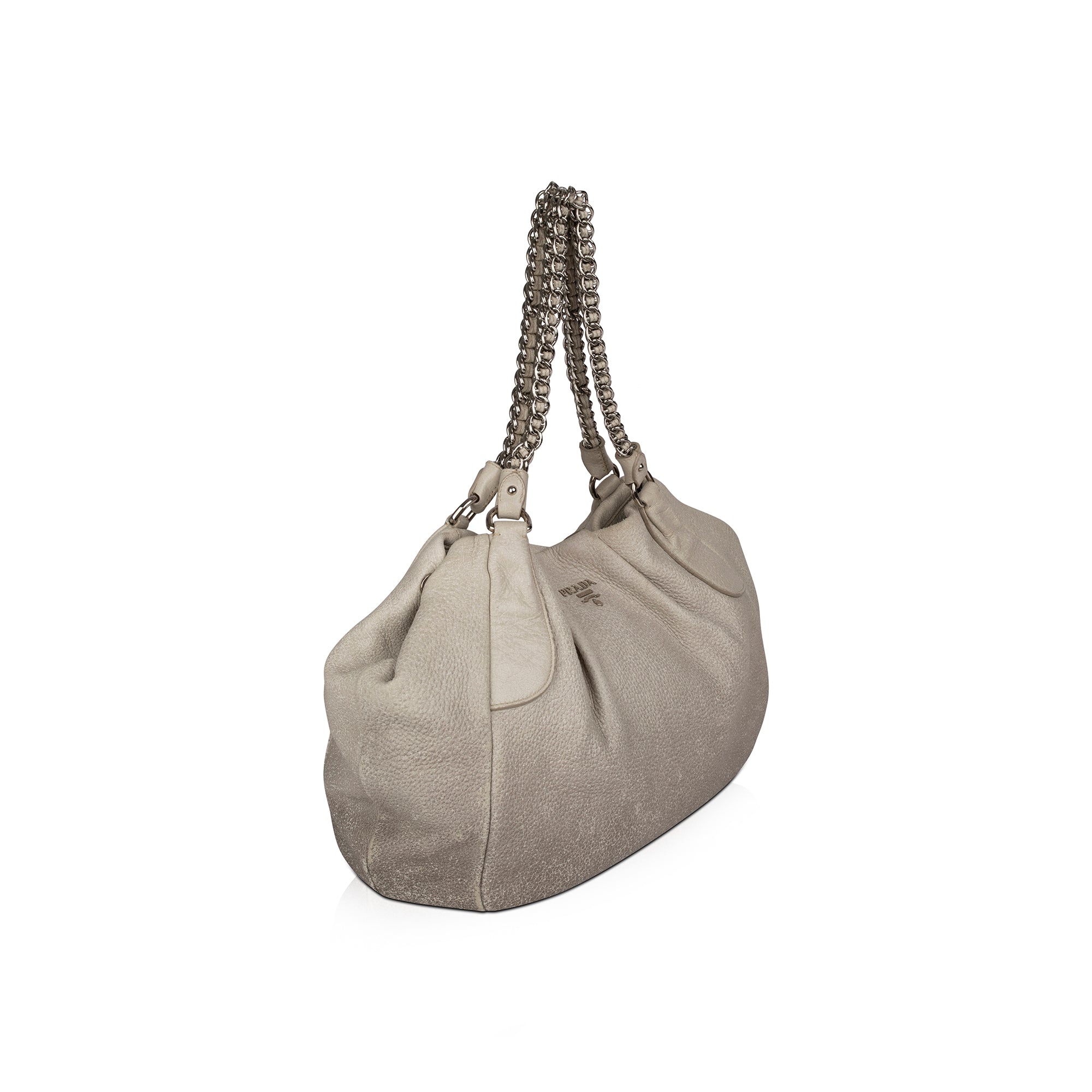 Prada Ombre Cervo Lux Chain Hobo