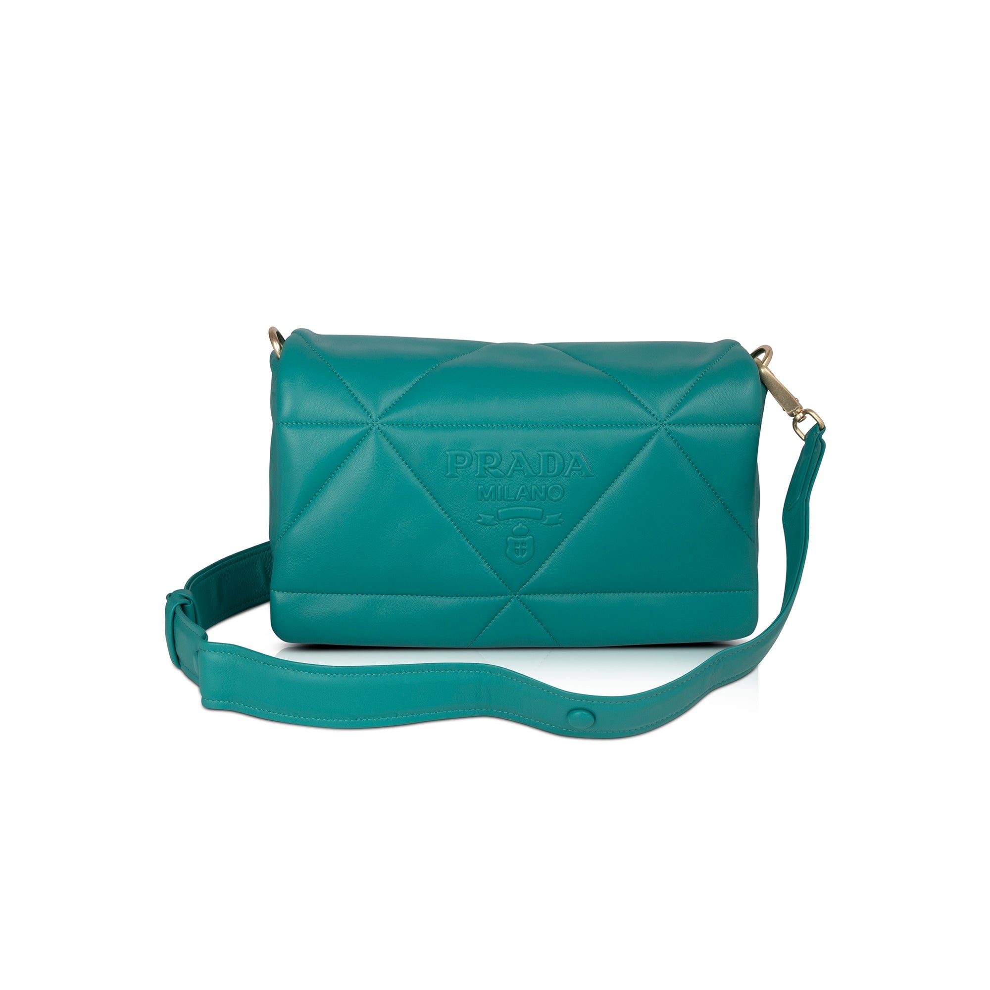 Prada Padded Nappa Leather Chain Shoulder Bag w/ Box & Authenticity Card