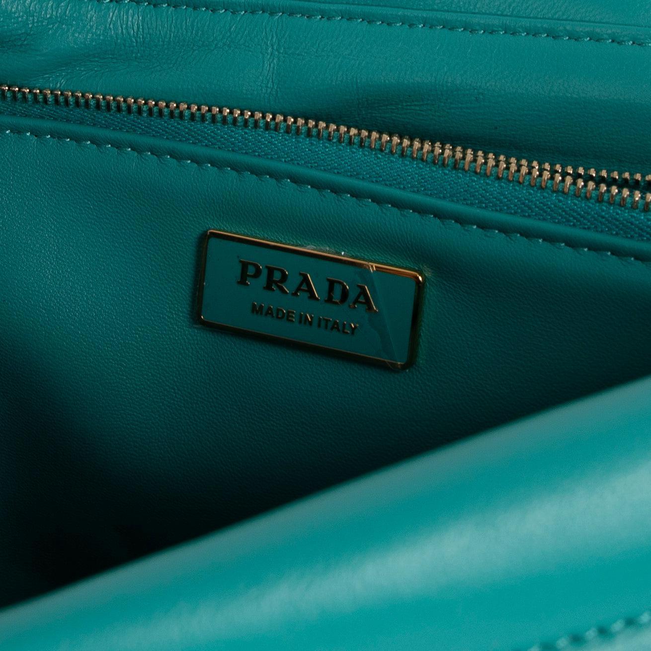 Prada Padded Nappa Leather Chain Shoulder Bag w/ Box & Authenticity Card