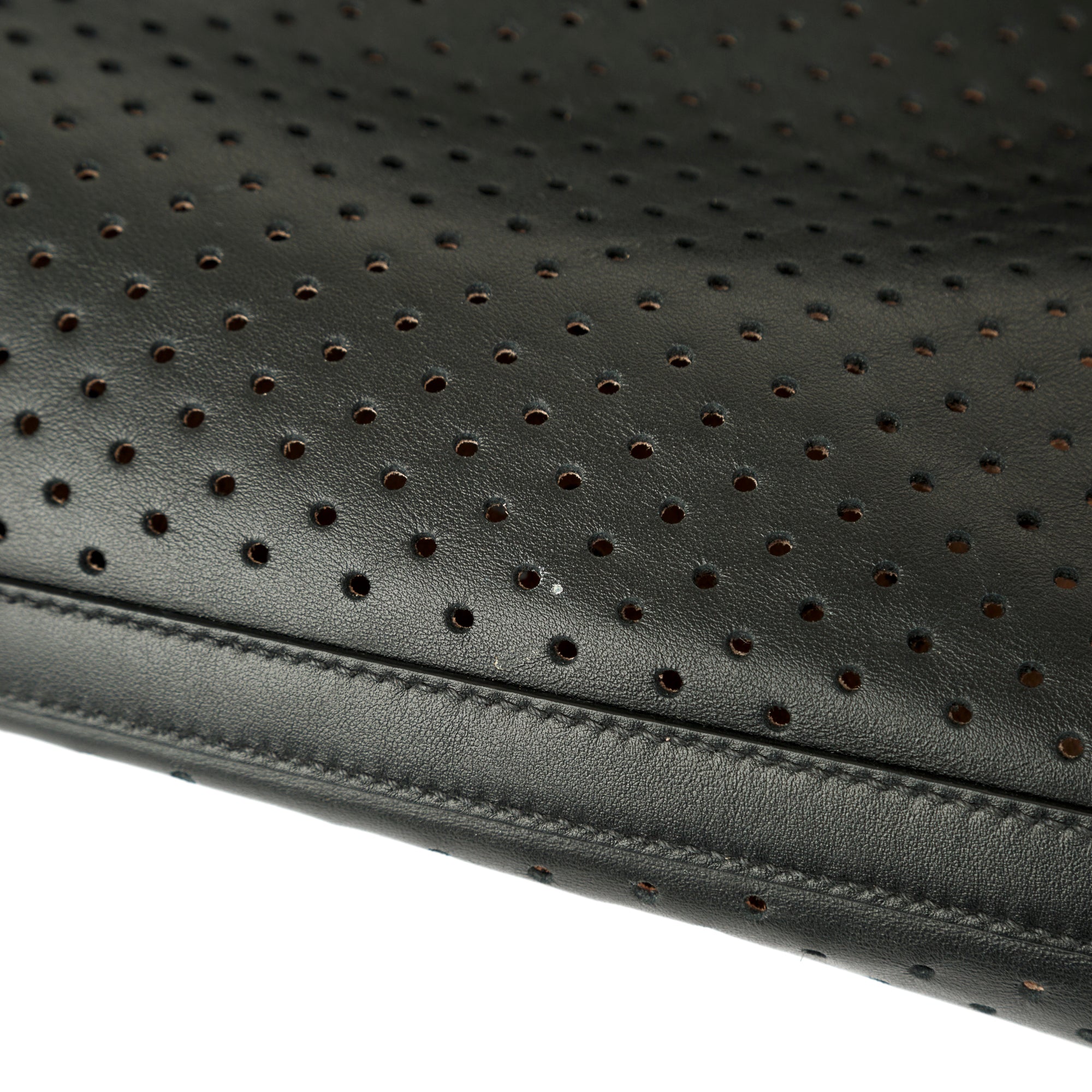 Prada Perforated Scamosciato Tote w/ Pouch