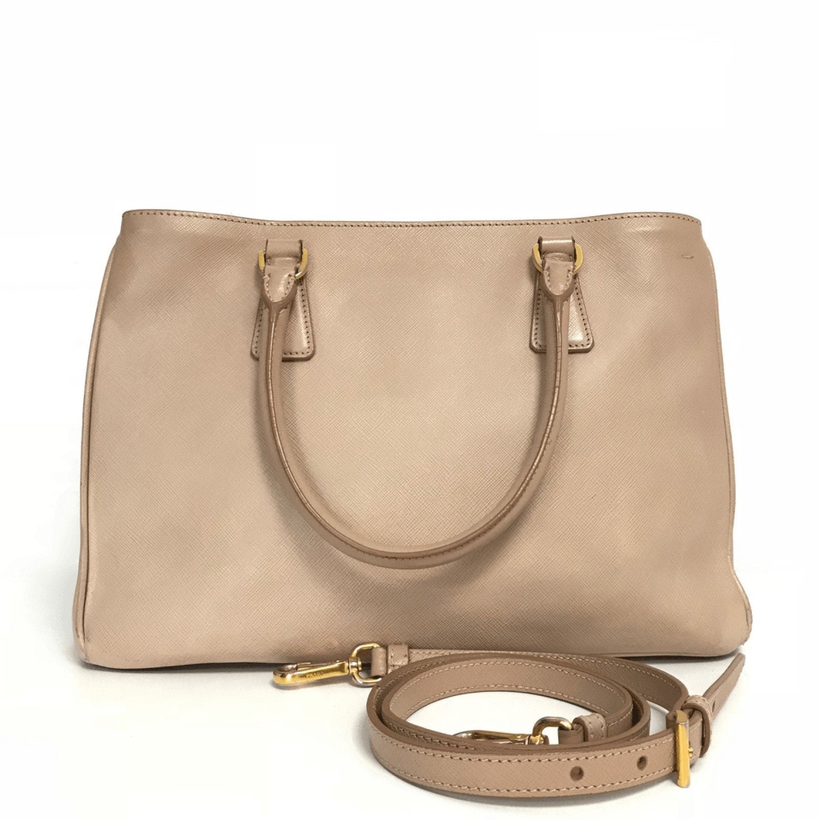 Prada Pink Saffiano Lux Satchel