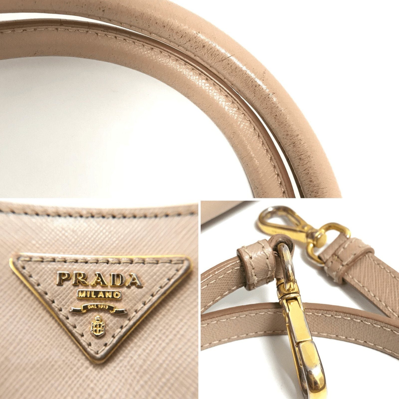 Prada Pink Saffiano Lux Satchel