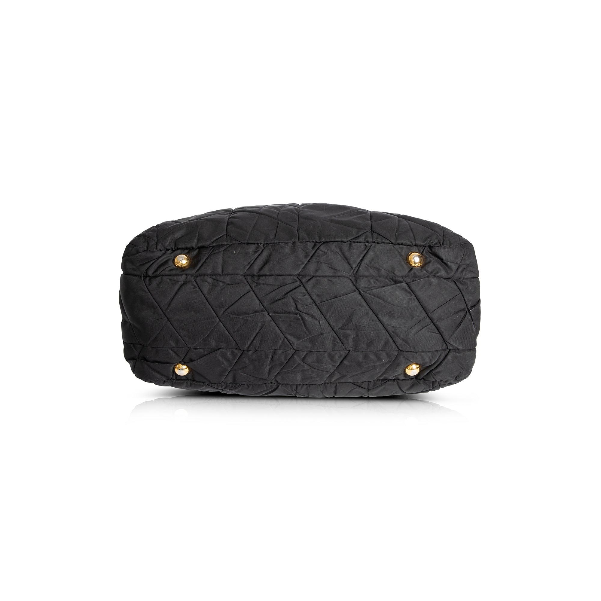 Prada Quilted Tessuto Nylon Bauletto Bag