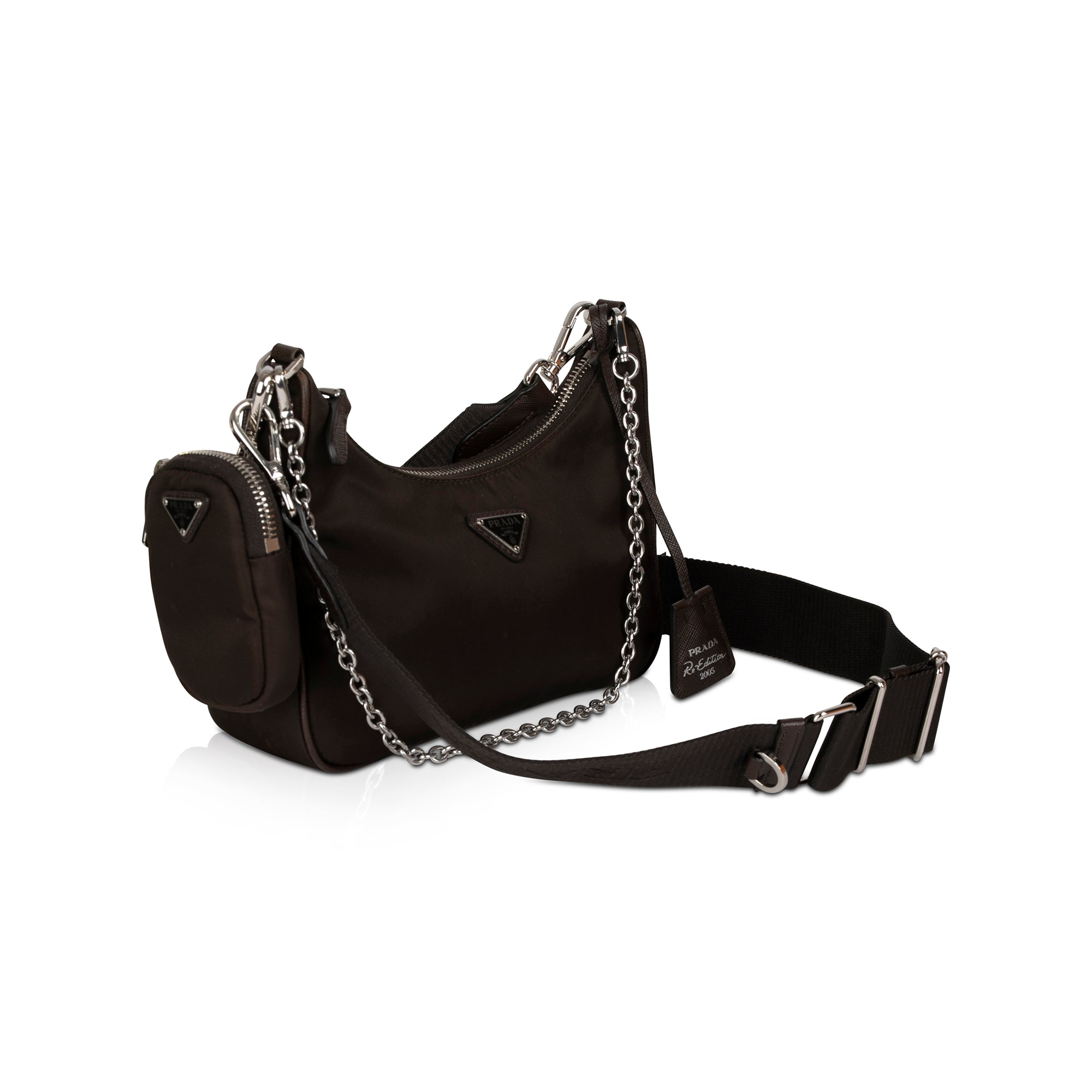 Prada Re-Edition 2005 Nylon Shoulder Bag w/ Box & Authenticity Card