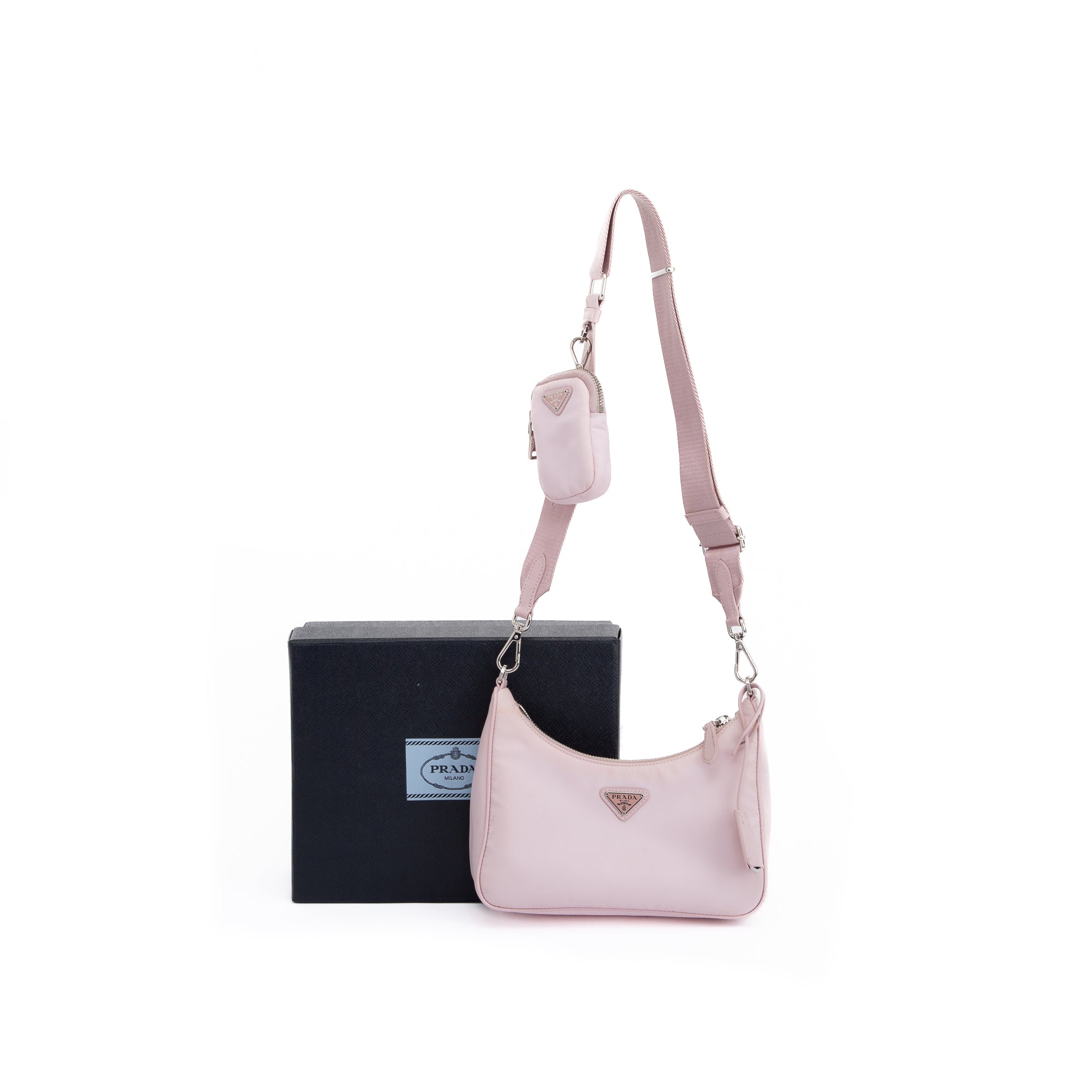 Prada Re-Edition 2005 Nylon Shoulder Bag w/ Box