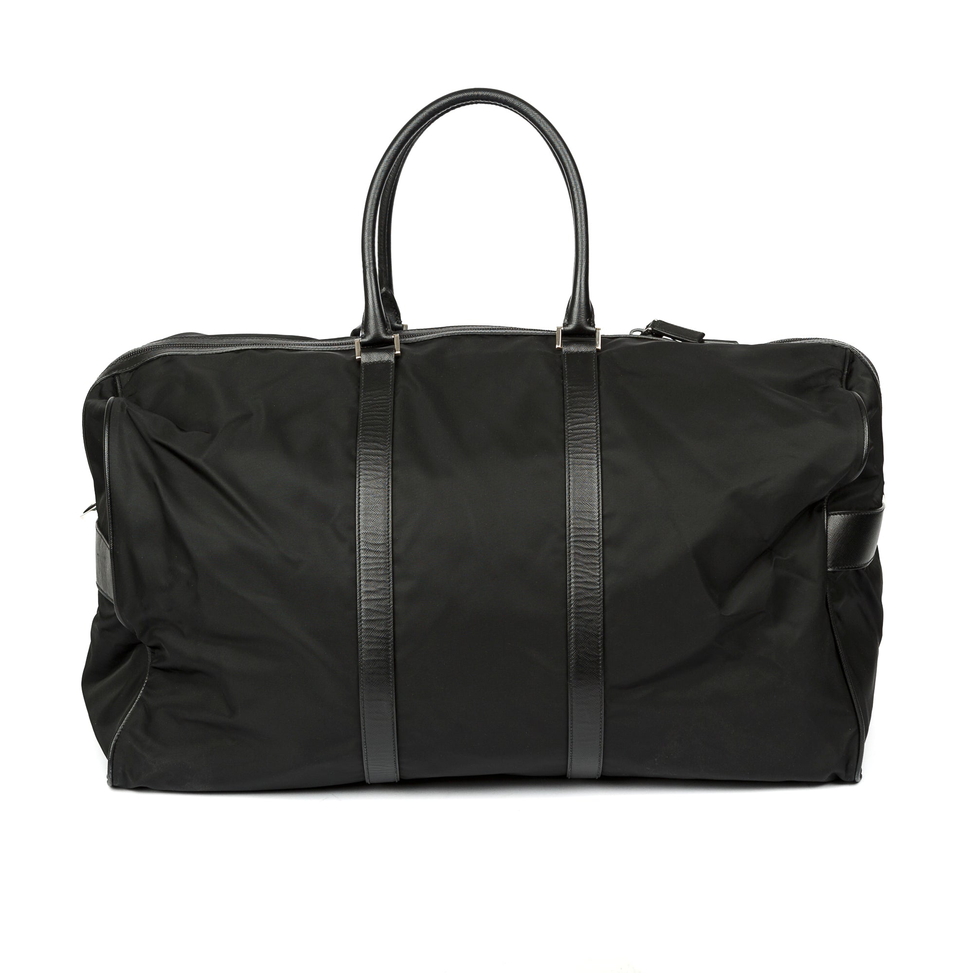 Prada Re-Nylon & Saffiano Leather Large Duffle Bag