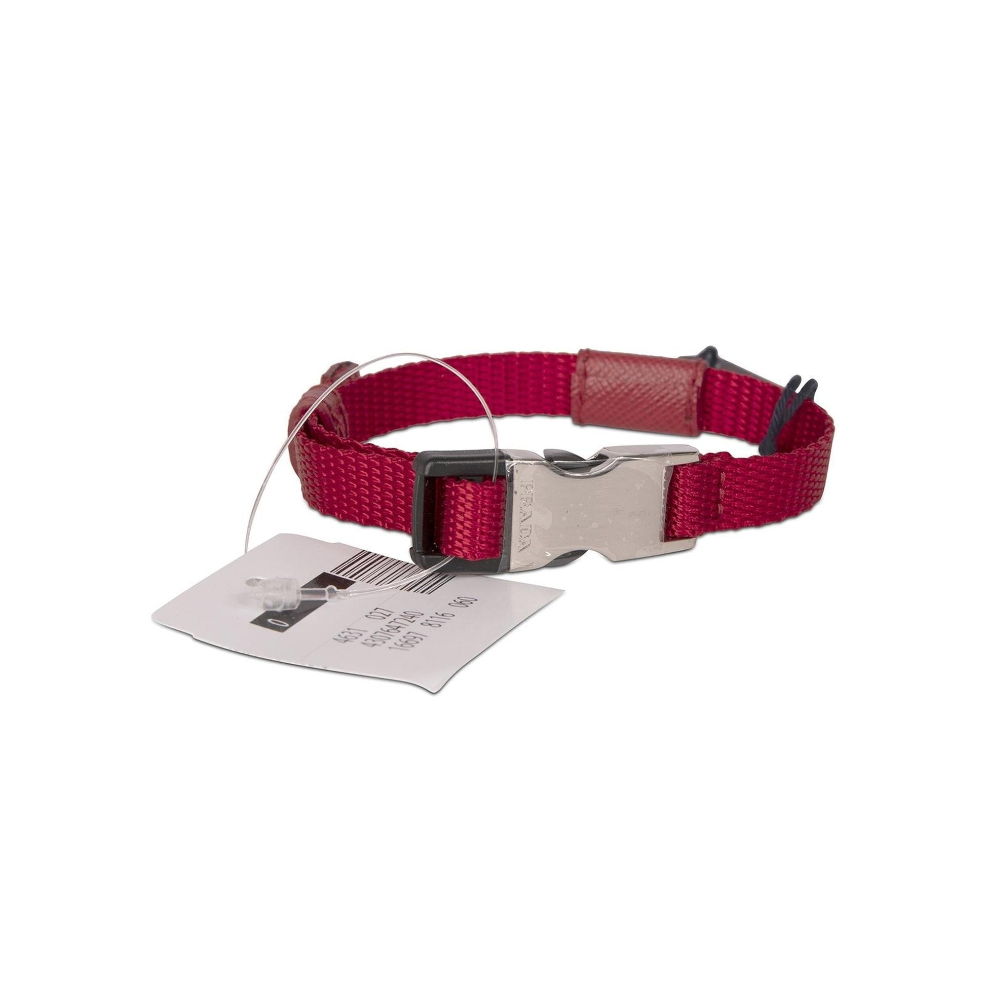 Prada Red Woven Nylon Bracelet w/ Box