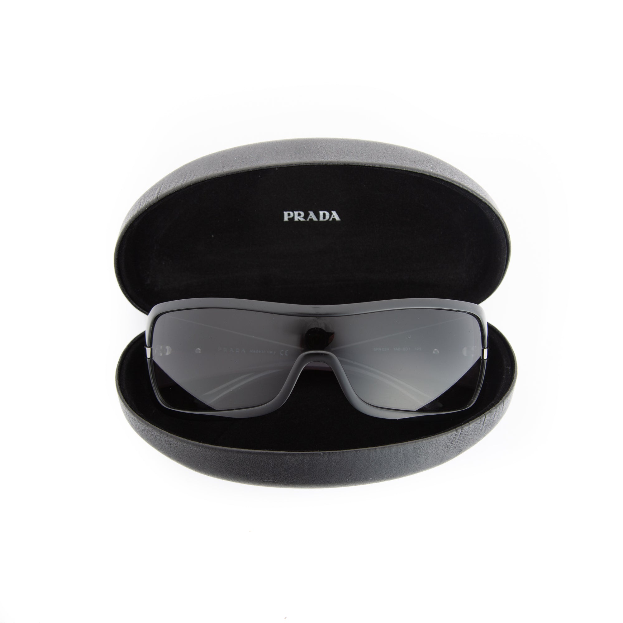 Prada SPR02H Shield Sunglasses w/ Case