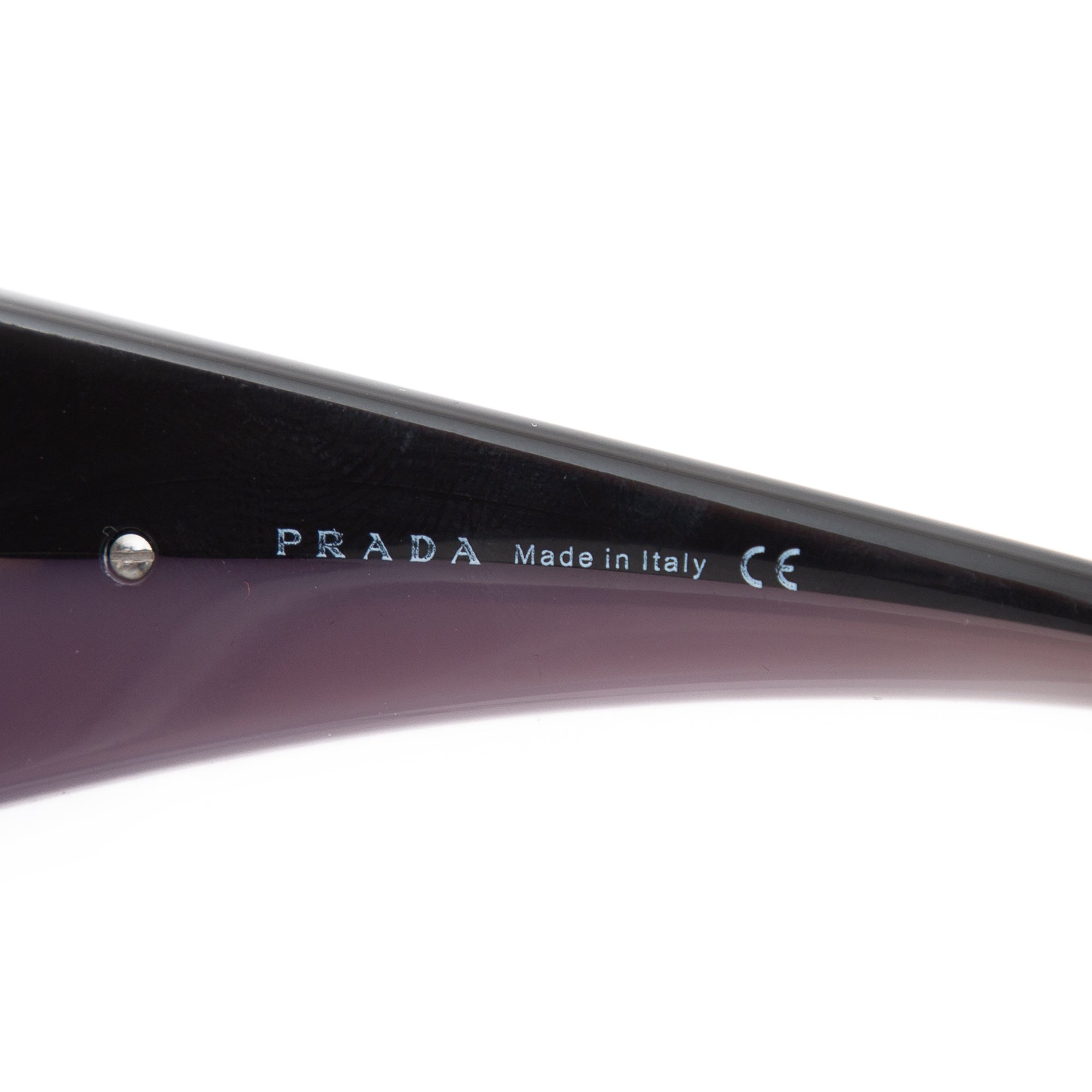 Prada SPR02H Shield Sunglasses w/ Case