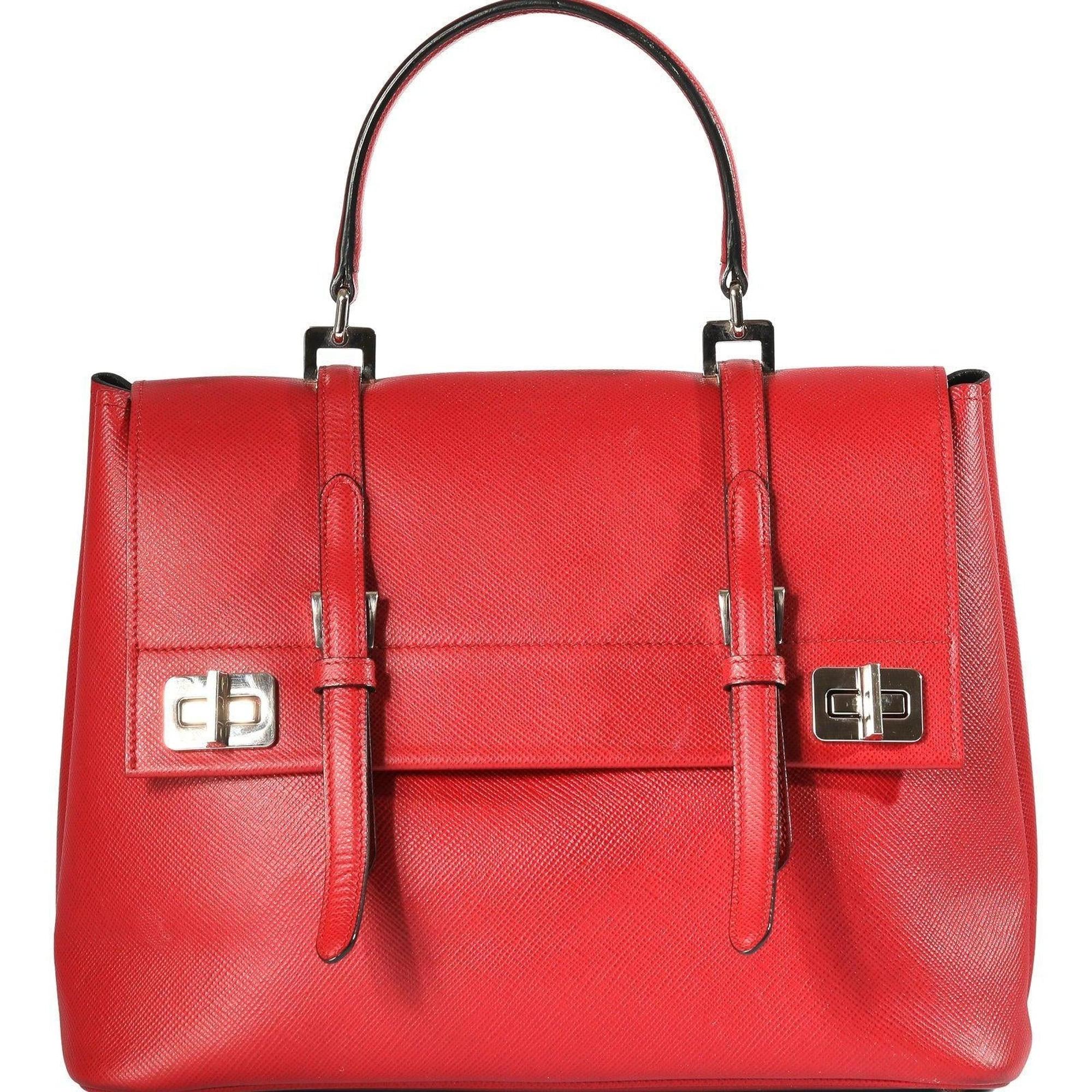 Prada Saffiano Cuir Flap Bag