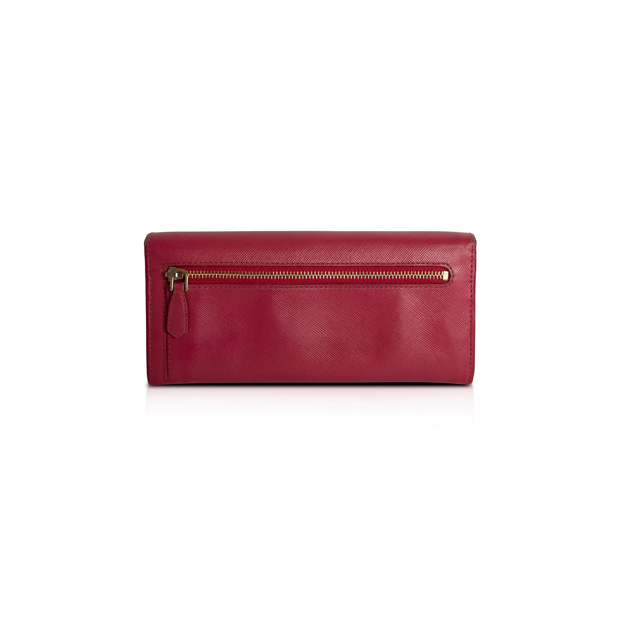 Prada Saffiano Leather Bow Wallet