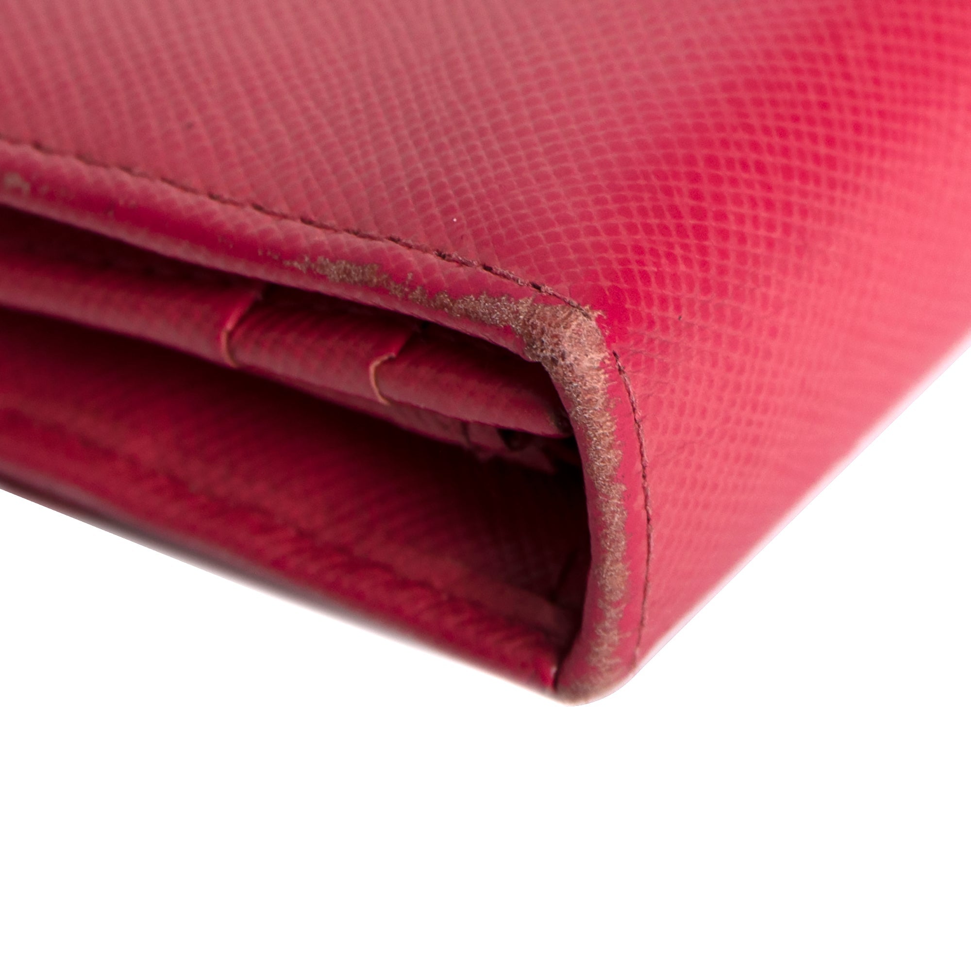 Prada Saffiano Leather Bow Wallet